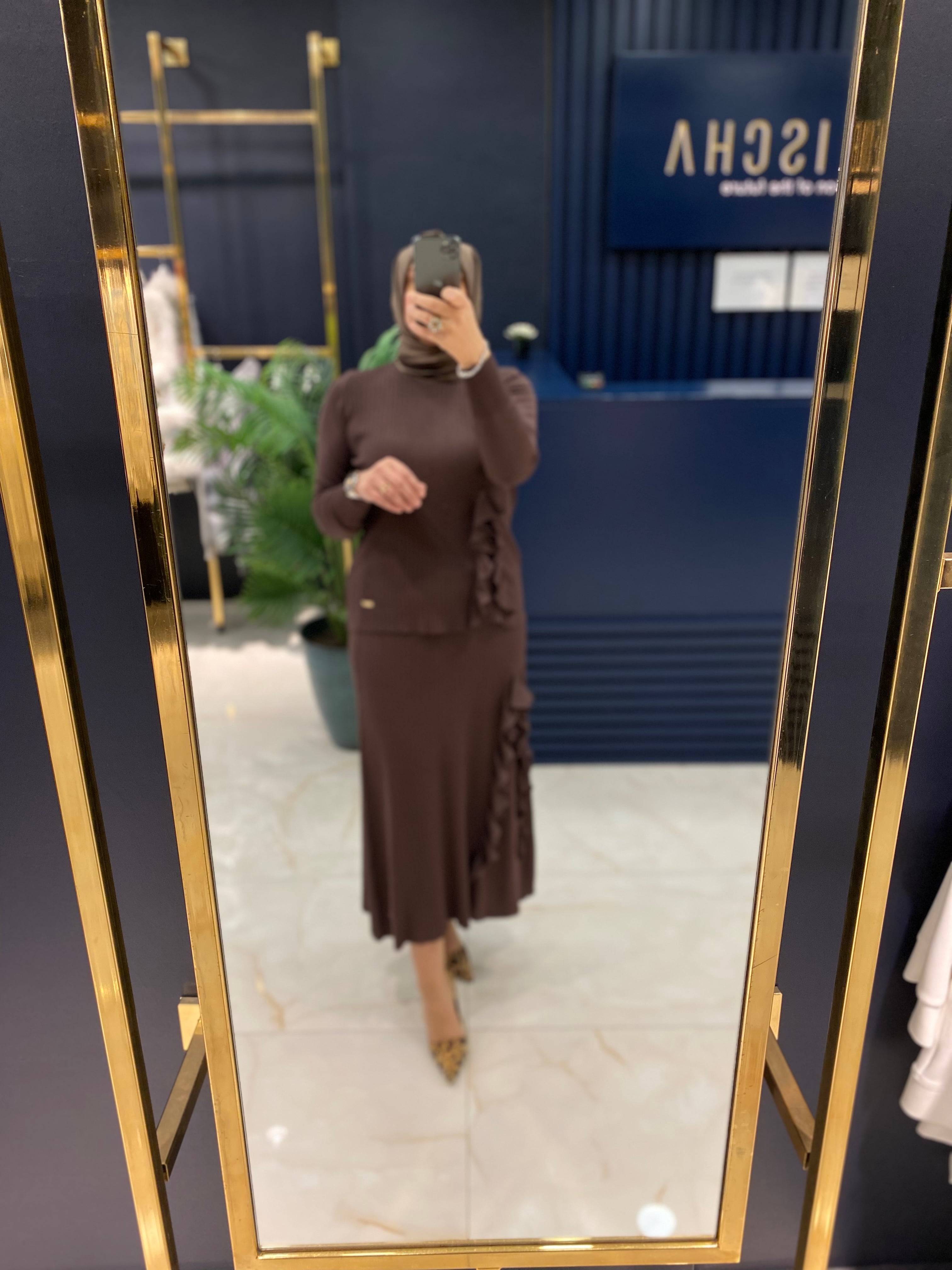 NİLİWİ TRİKO 3081 FIRFIRLI ETEKLİ TAKIM