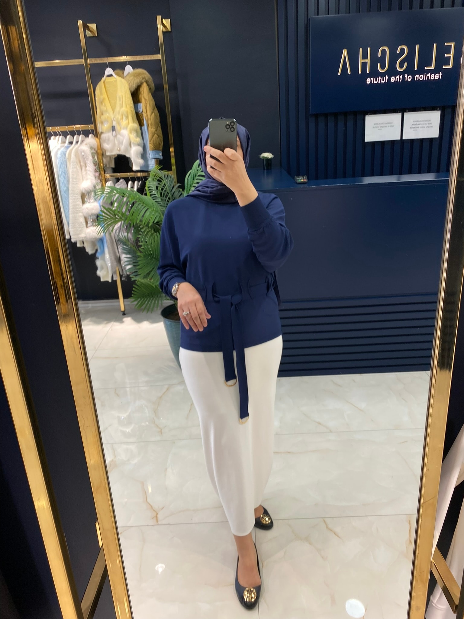 NİLİWİ TRİKO 3083 YARASA KOL KUŞAKLI BLUZ