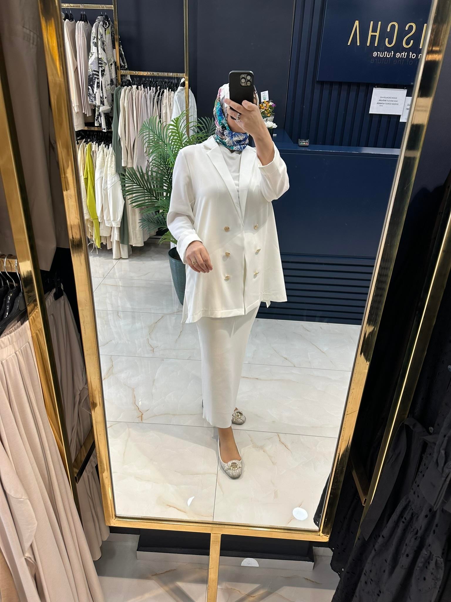 Heddy Düğmeli Astarsız Blazer Ceket 24489-EKRU