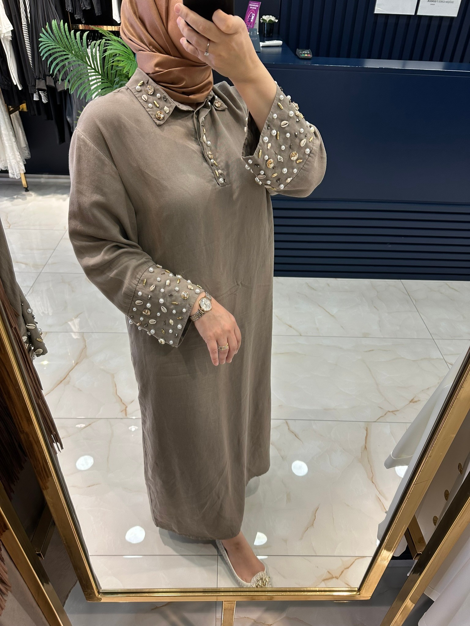 Missemramiss Linen Keten Elbise 4834