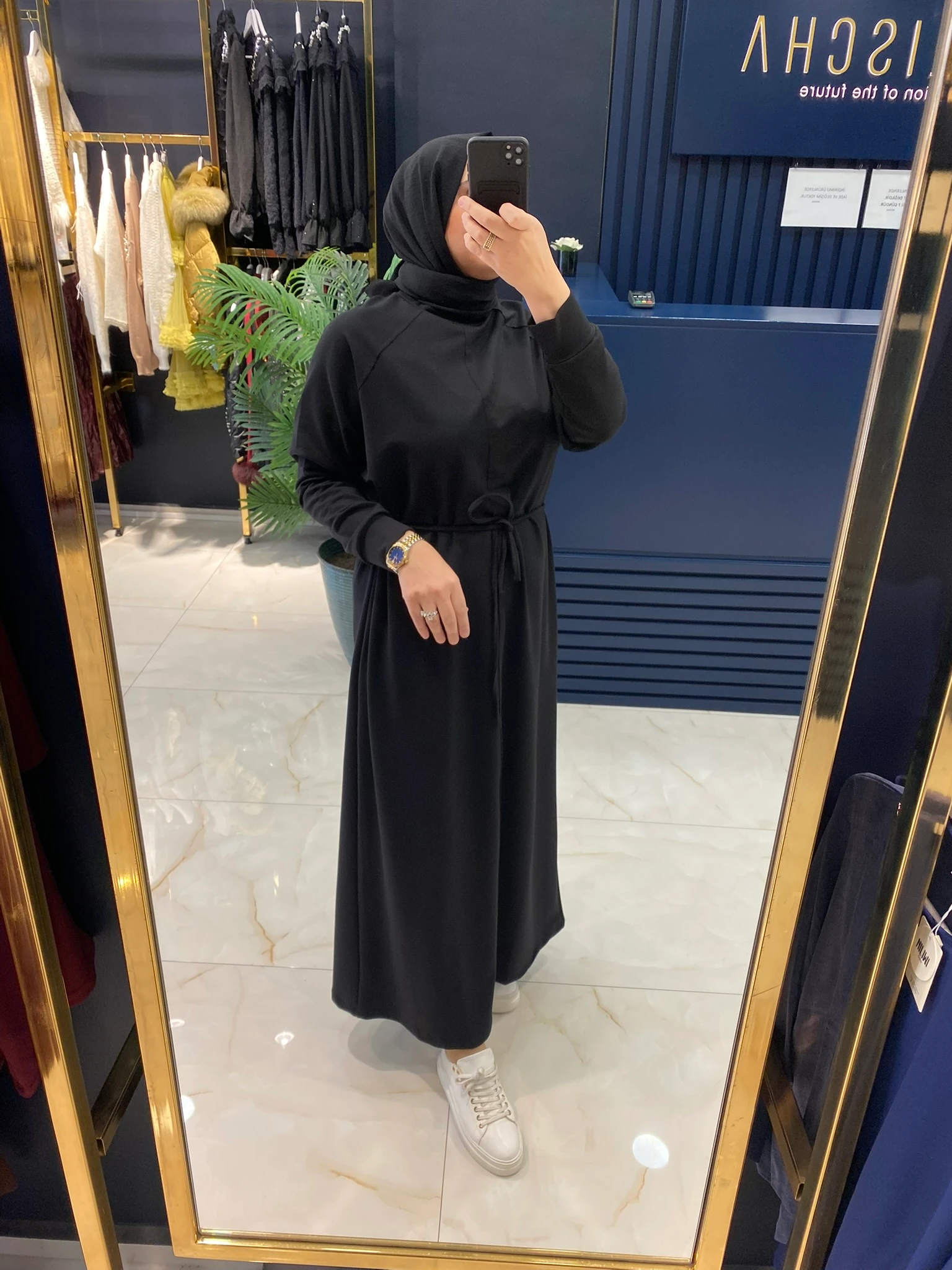 BELİSCHA REGLAN KOL ELBİSE 7029