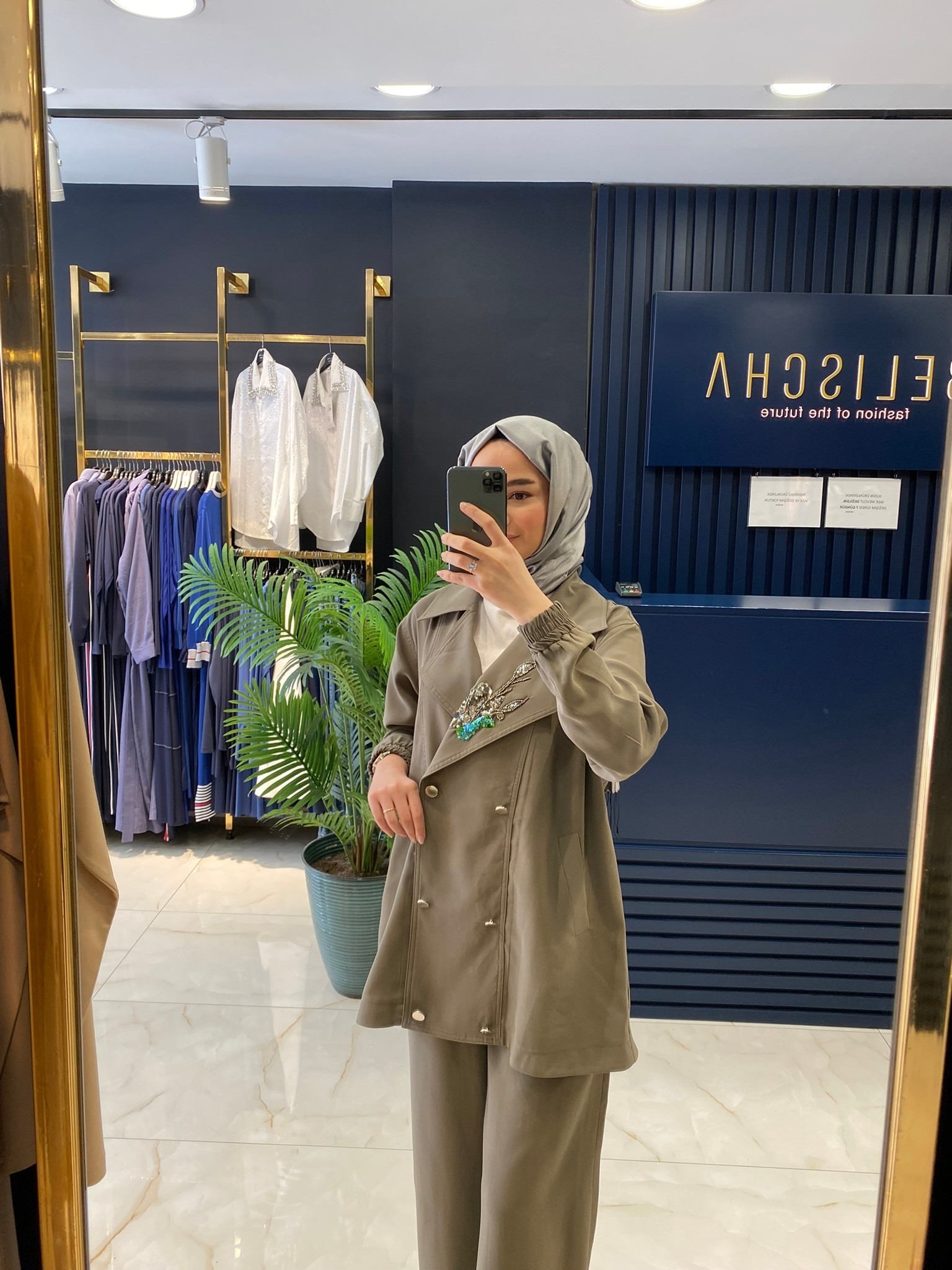 Heddy Ceketi Pul Detaylı Pantolonlu Takım 25415