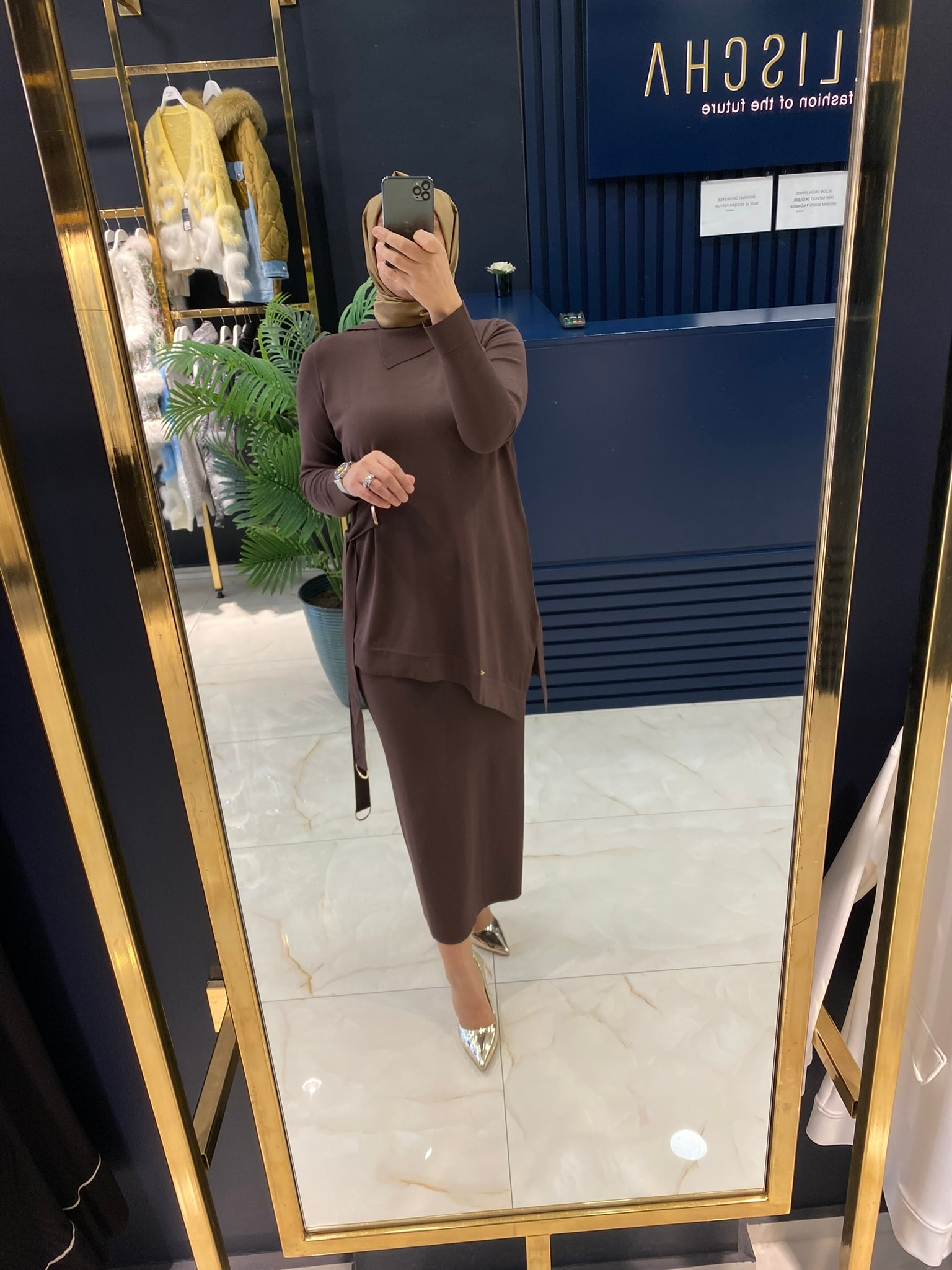 NİLİWİ TRİKO 3106 YANDAN BAĞLAMALI TUNİK