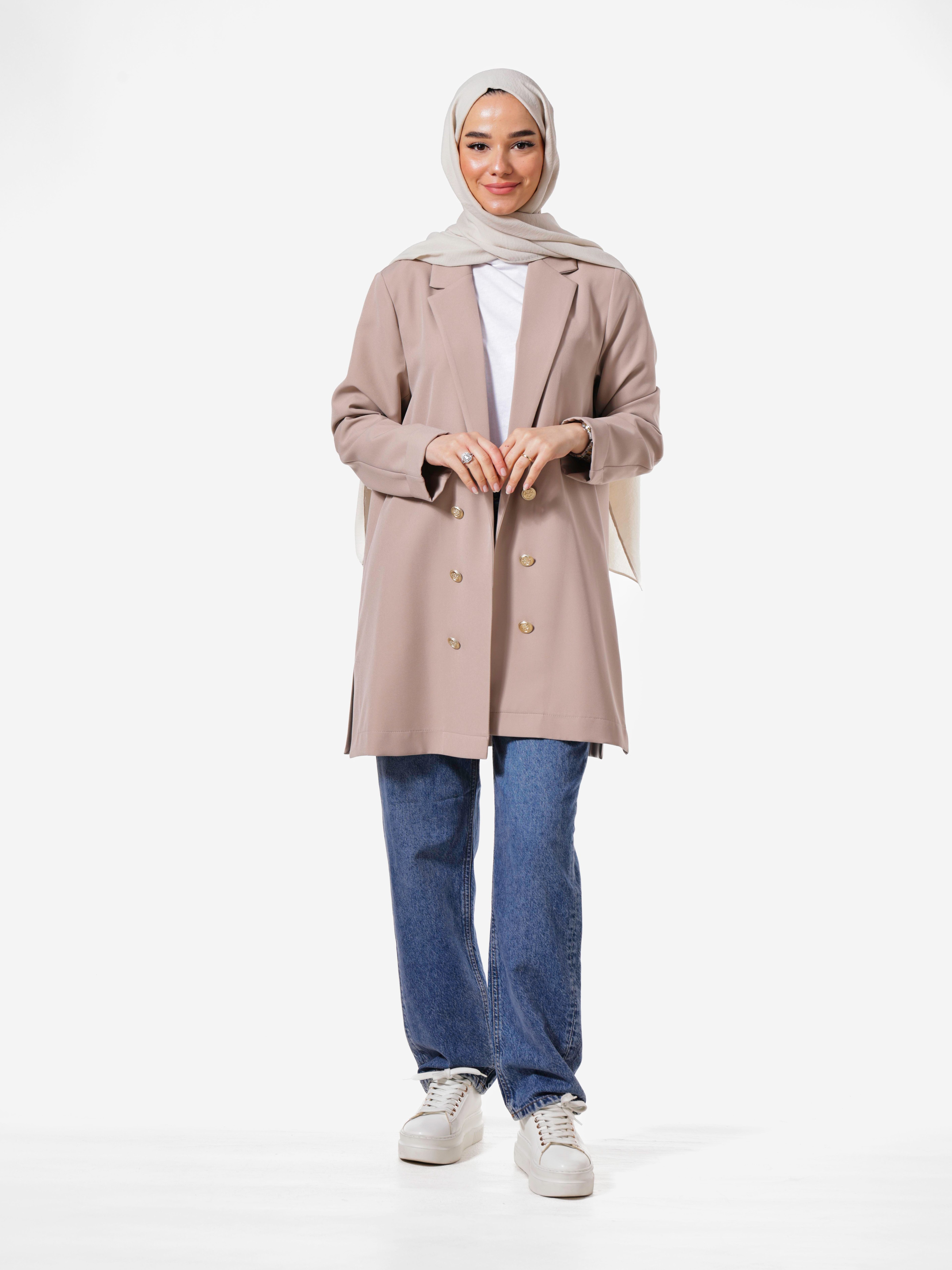 Heddy Düğmeli Astarsız Blazer Ceket 25225
