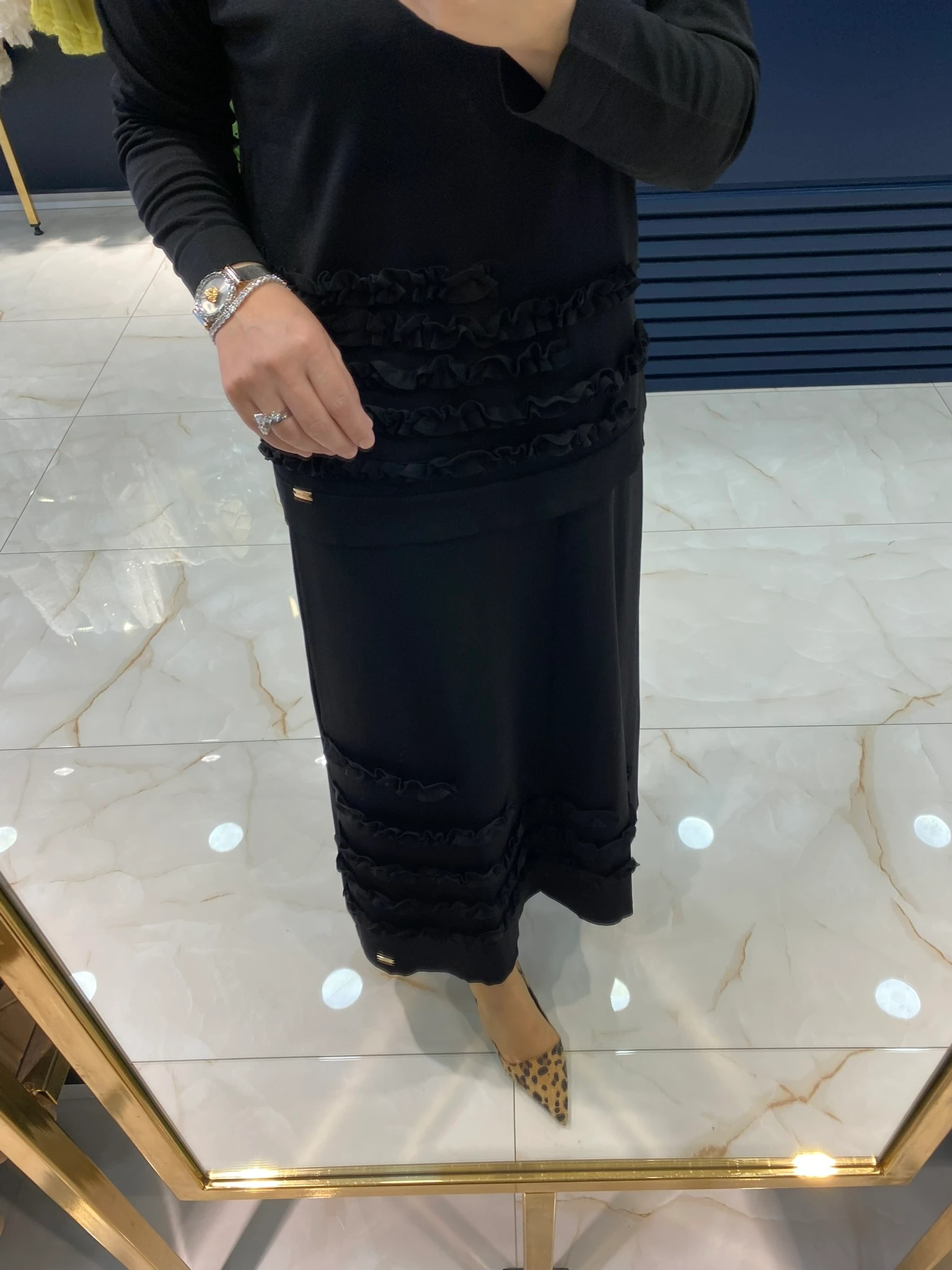 NİLİWİ TRİKO 3080 FIRFIRLI ETEKLİ TAKIM