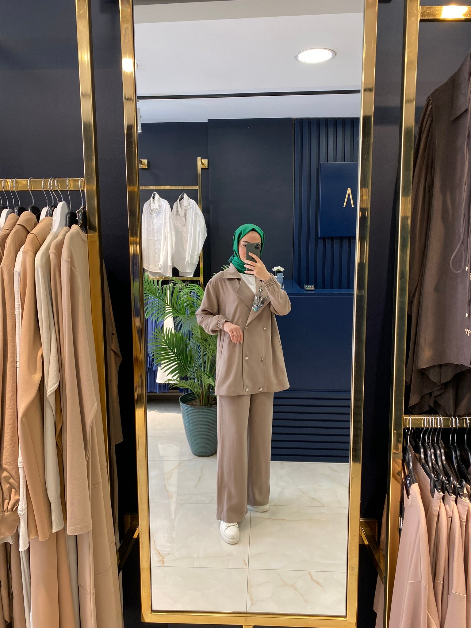 Heddy Ceketi Pul Detaylı Pantolonlu Takım 25415