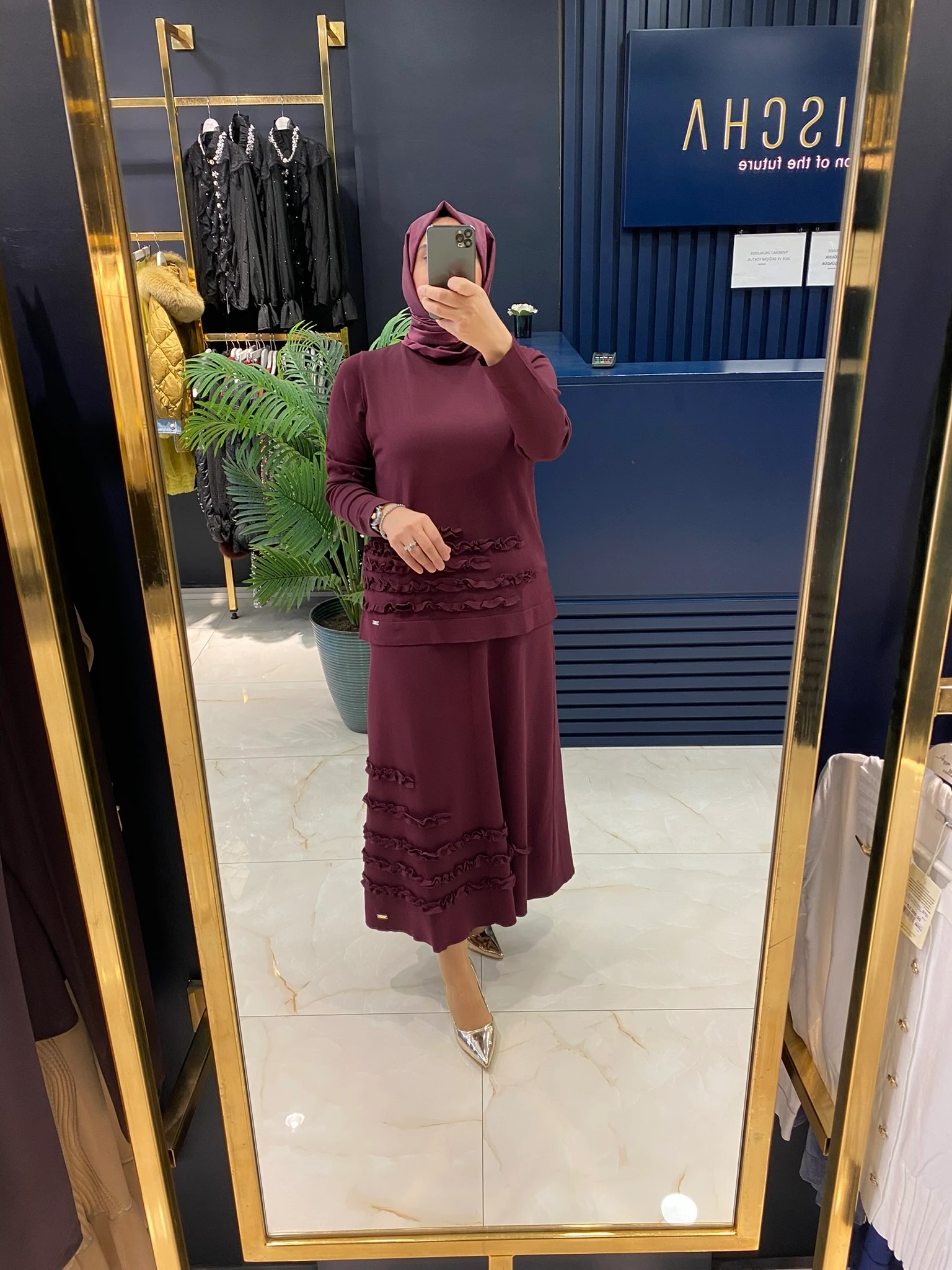 NİLİWİ TRİKO 3080 FIRFIRLI ETEKLİ TAKIM