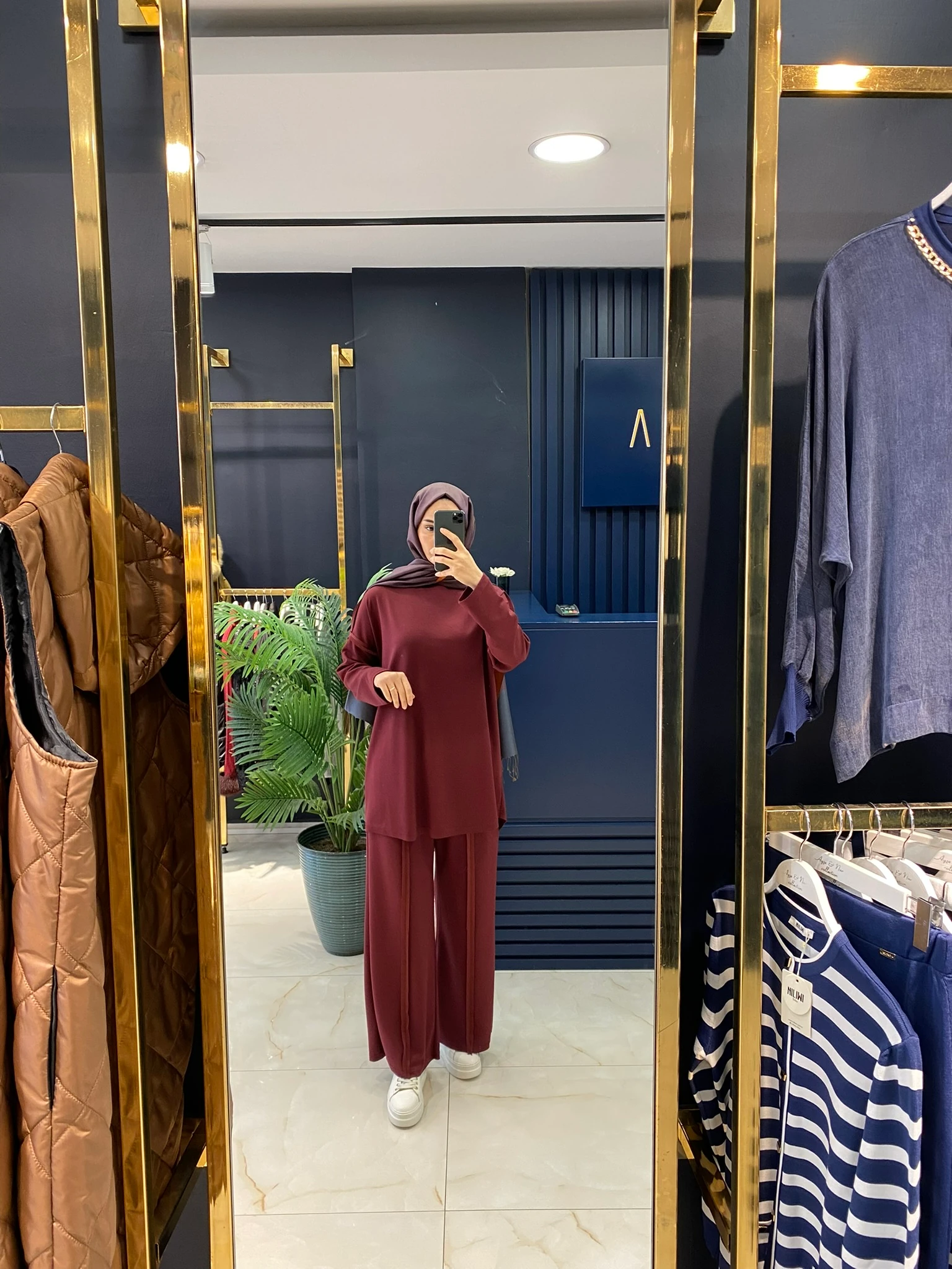 Belischa Oysho Pis Dikişli Pantolonlu Takım 5037