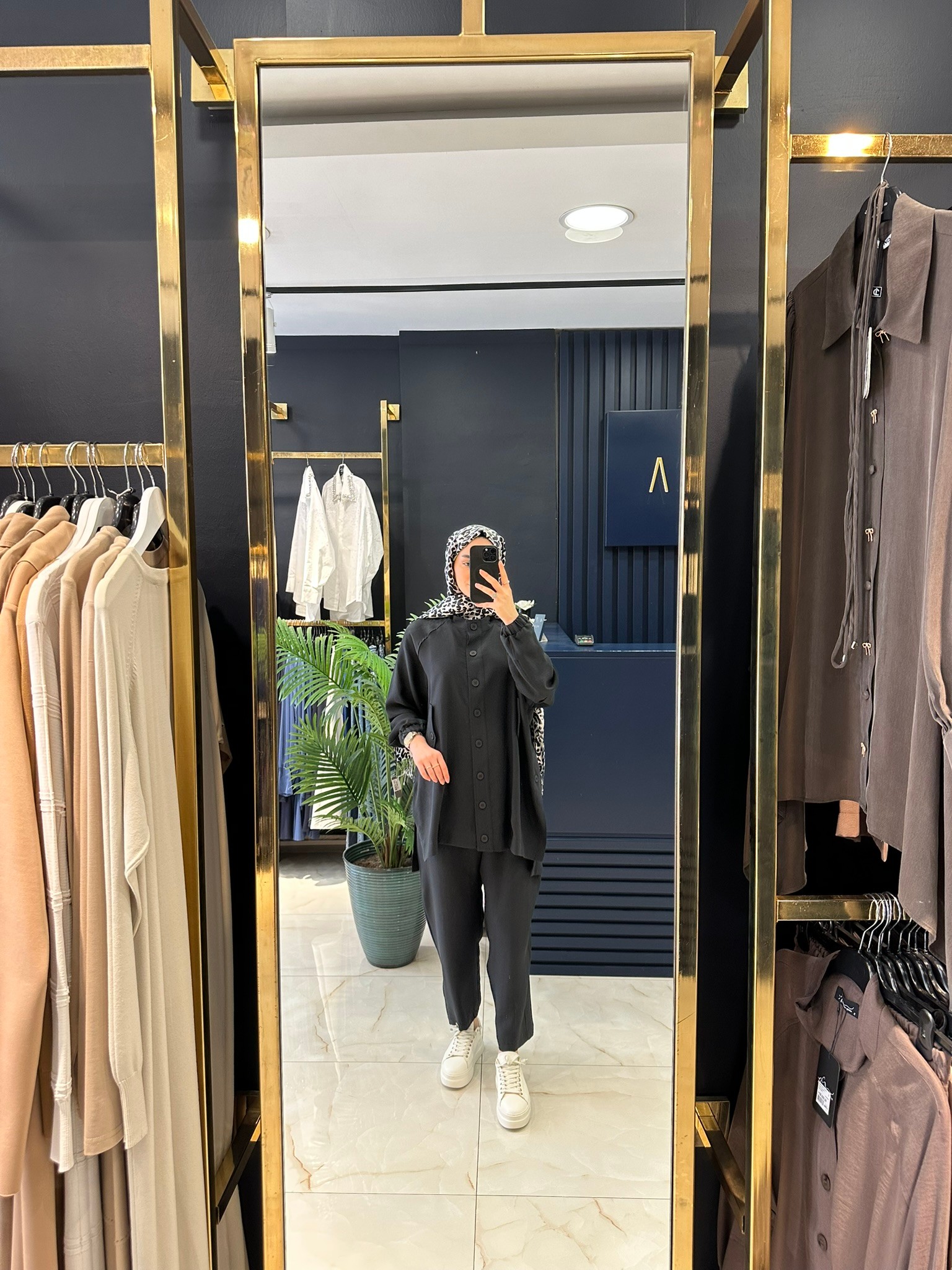 Heddy Önden Düğmeli Tensel Pantolonlu Takım 25441