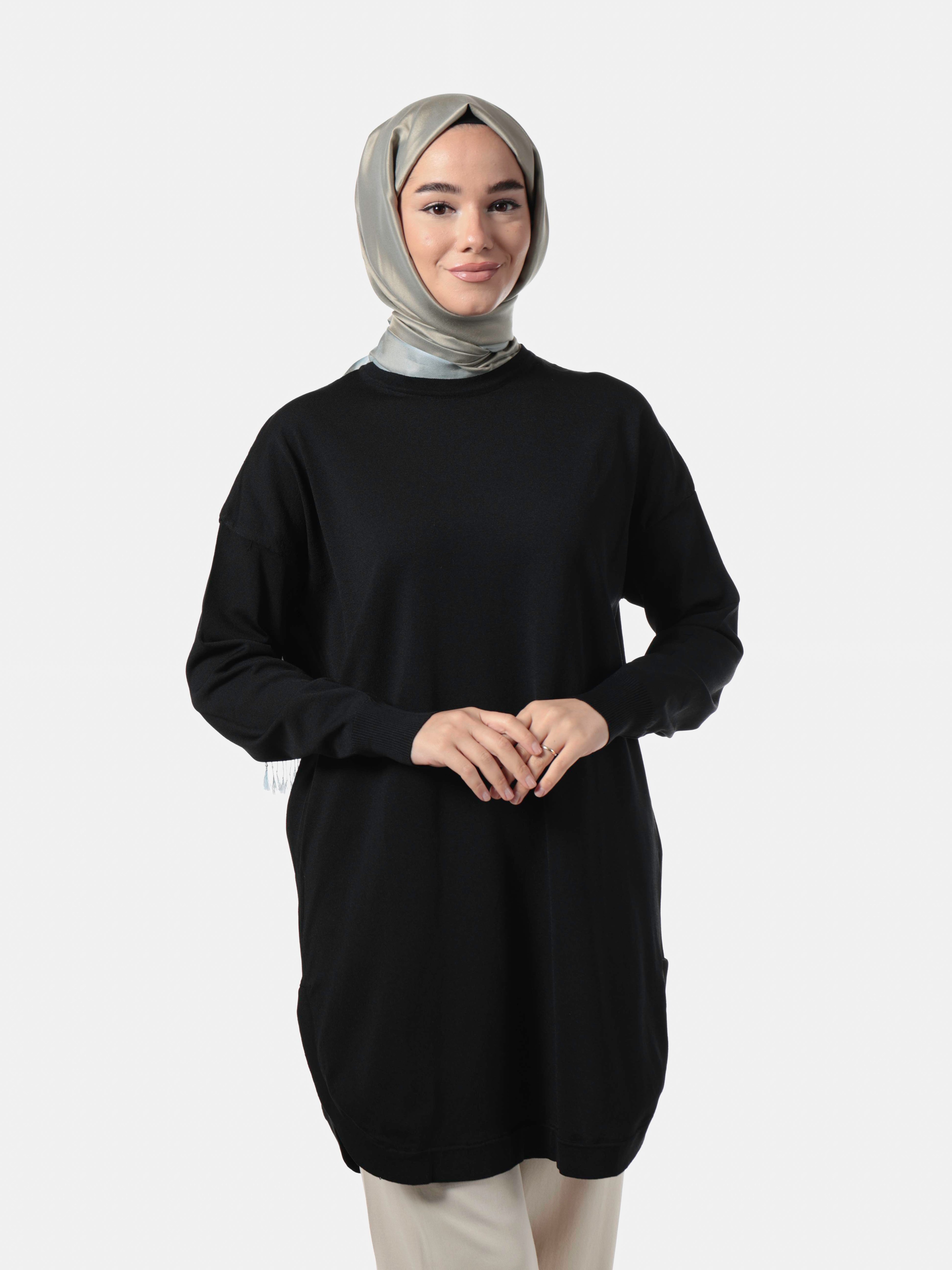 Nuss Merserize Tunik 1200-SİYAH