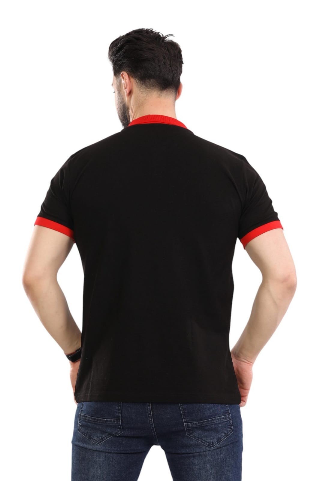 Kelebek Model Polo Yaka Tişört
