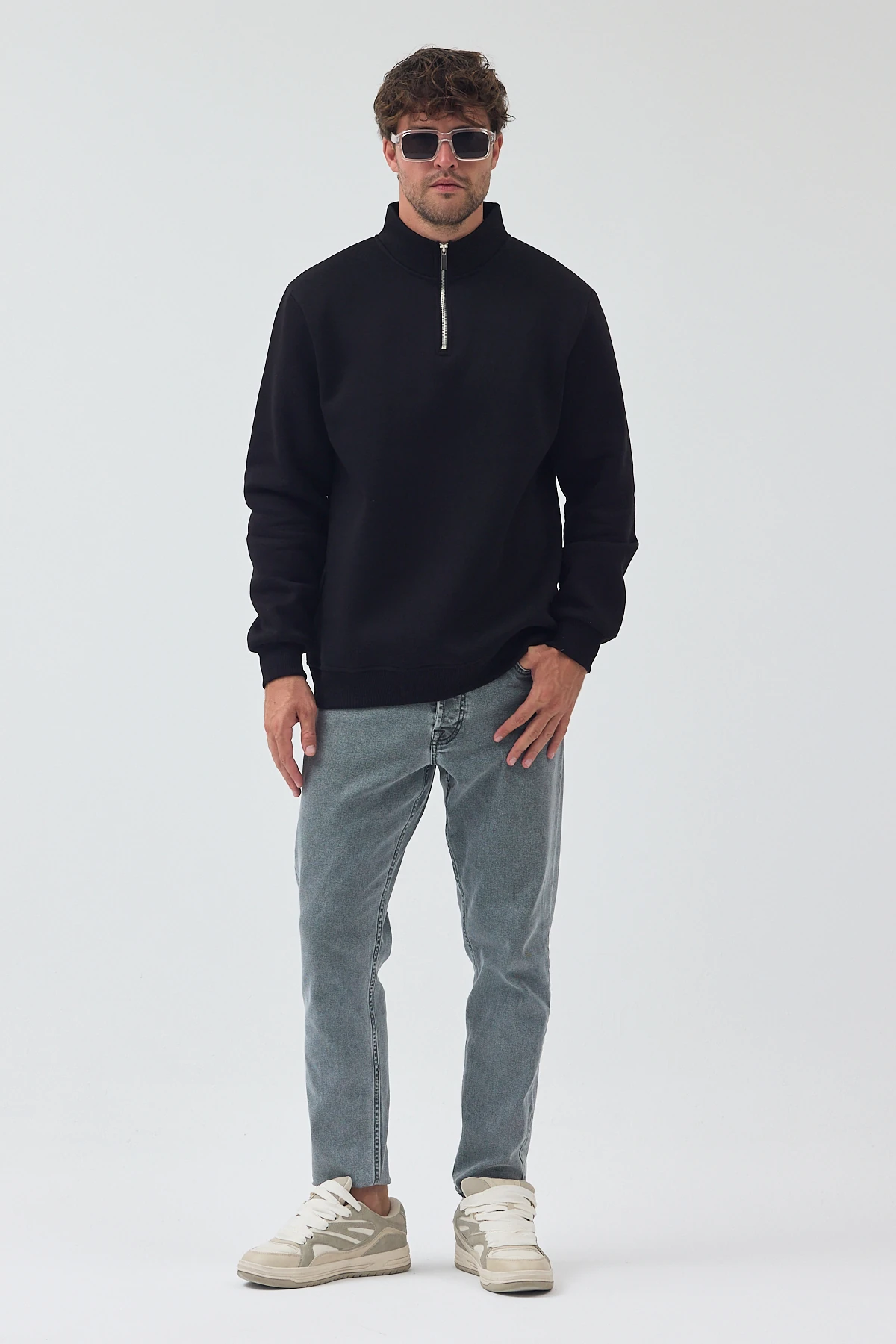 Yarım Fermuarlı Sweat