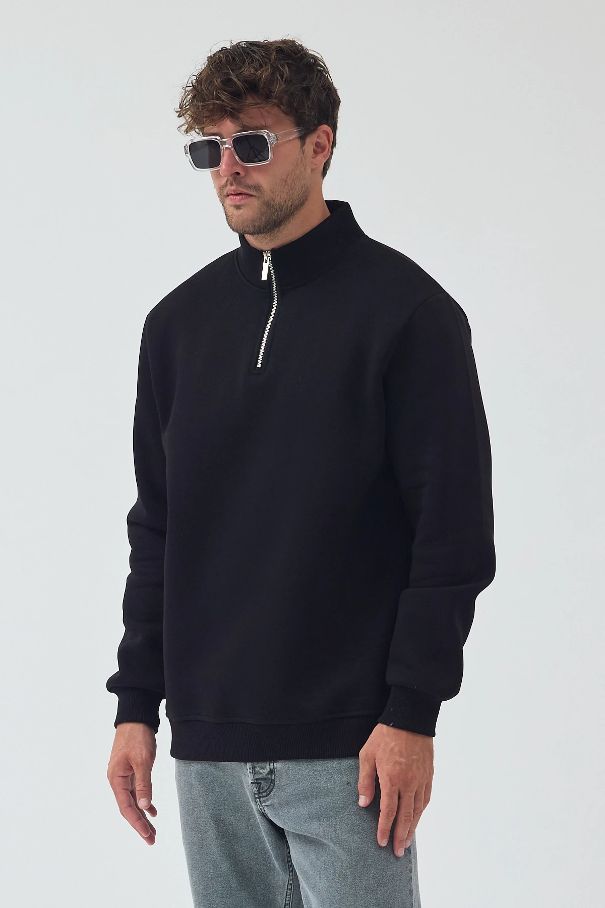 Yarım Fermuarlı Sweat