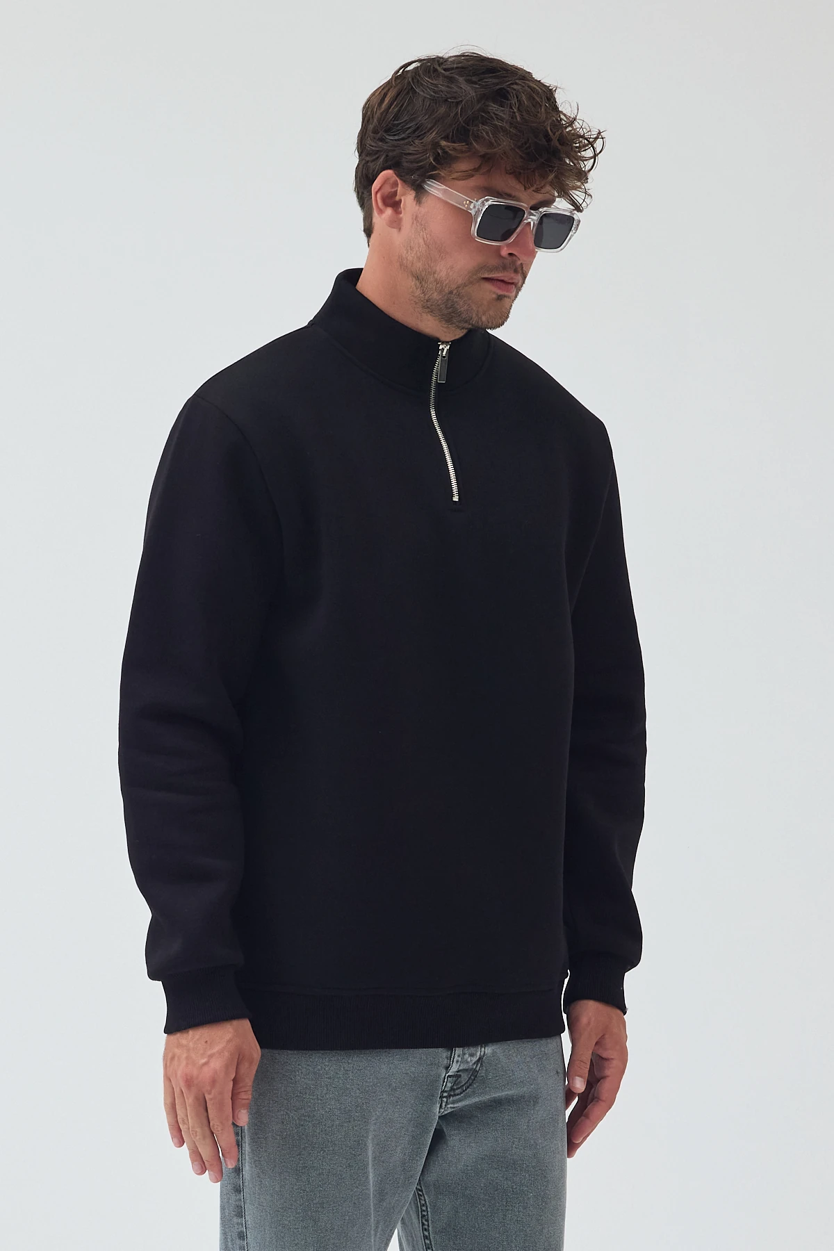 Yarım Fermuarlı Sweat