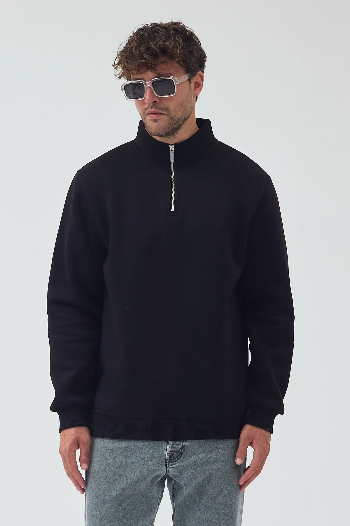 Yarım Fermuarlı Sweat