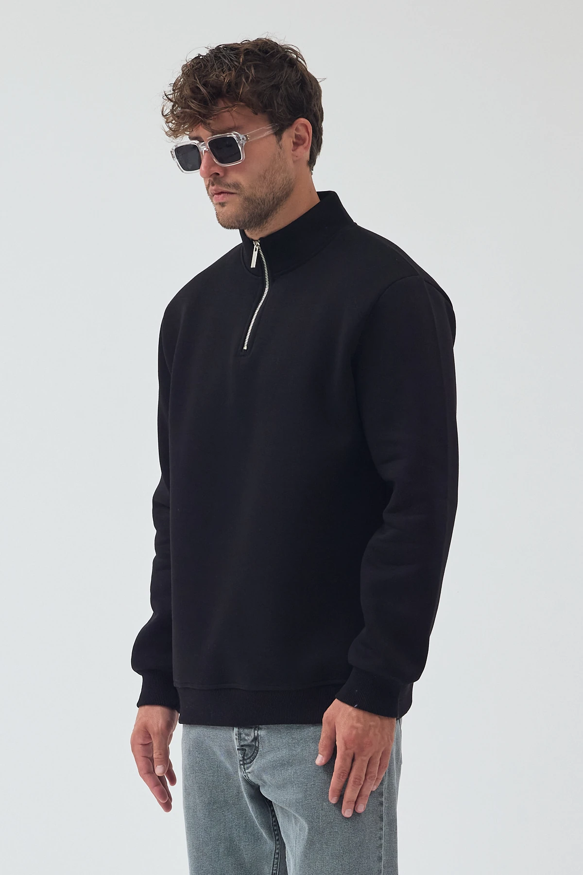 Yarım Fermuarlı Sweat