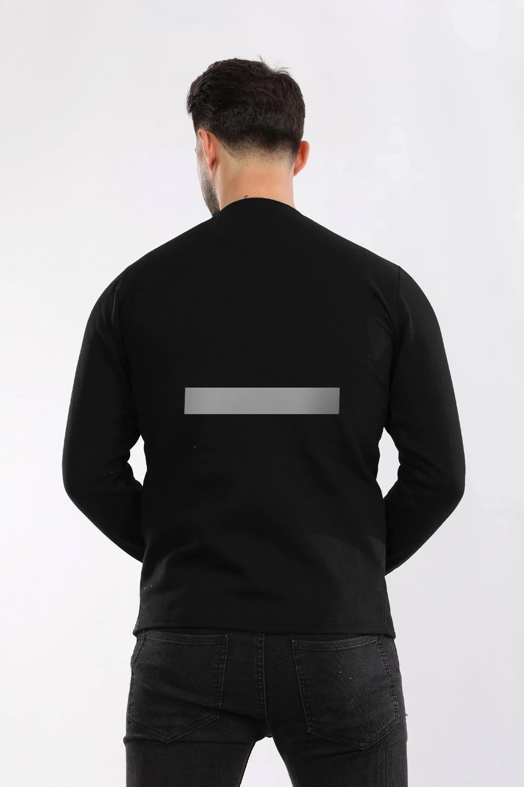 Reflektörlü Bisiklet Yaka Sweat