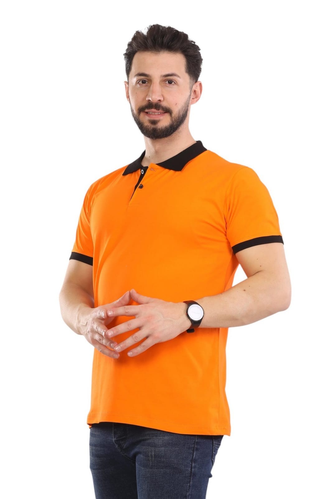 Kelebek Model Polo Yaka Tişört