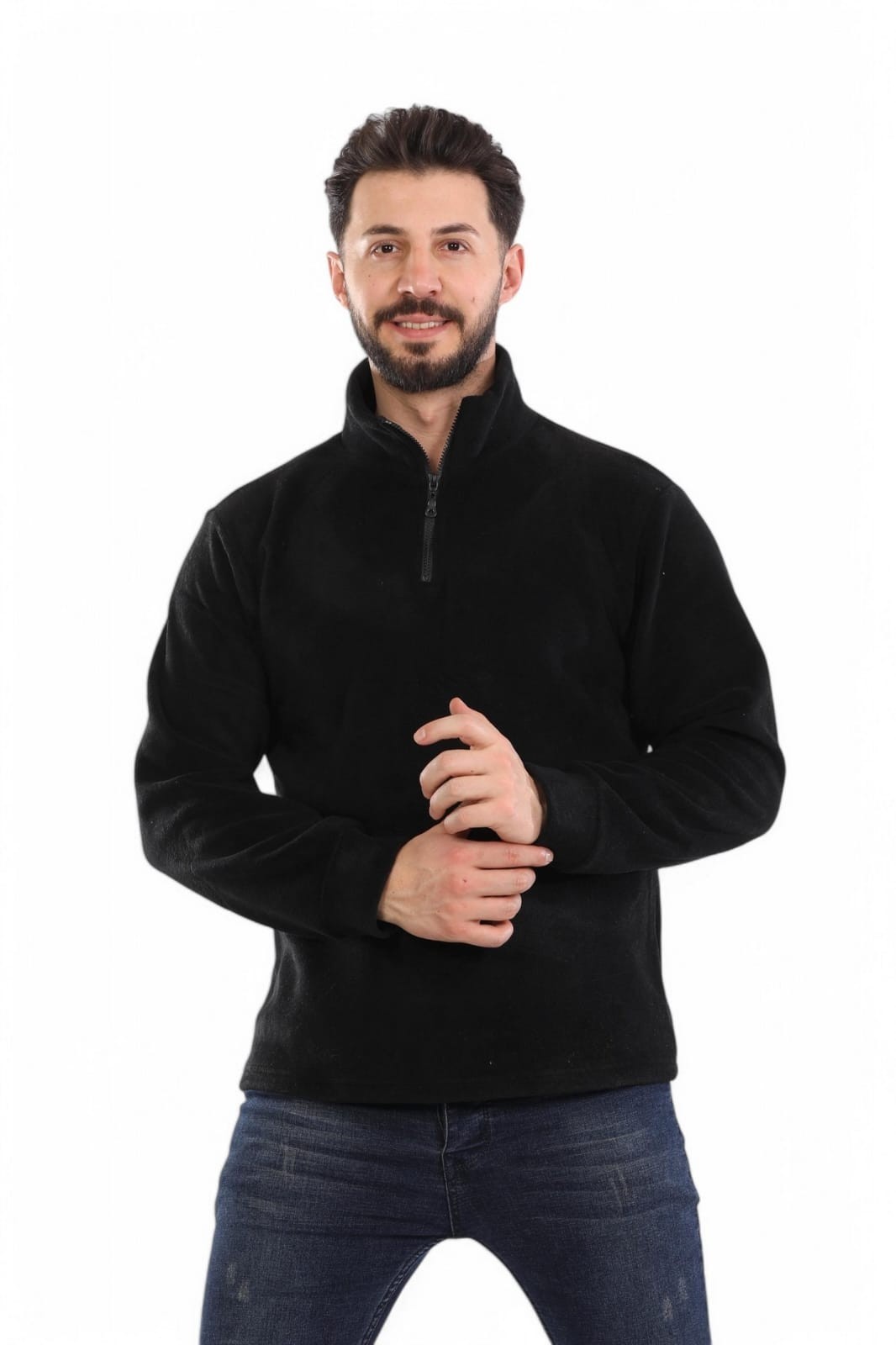  Yarım Fermuarlı Polar