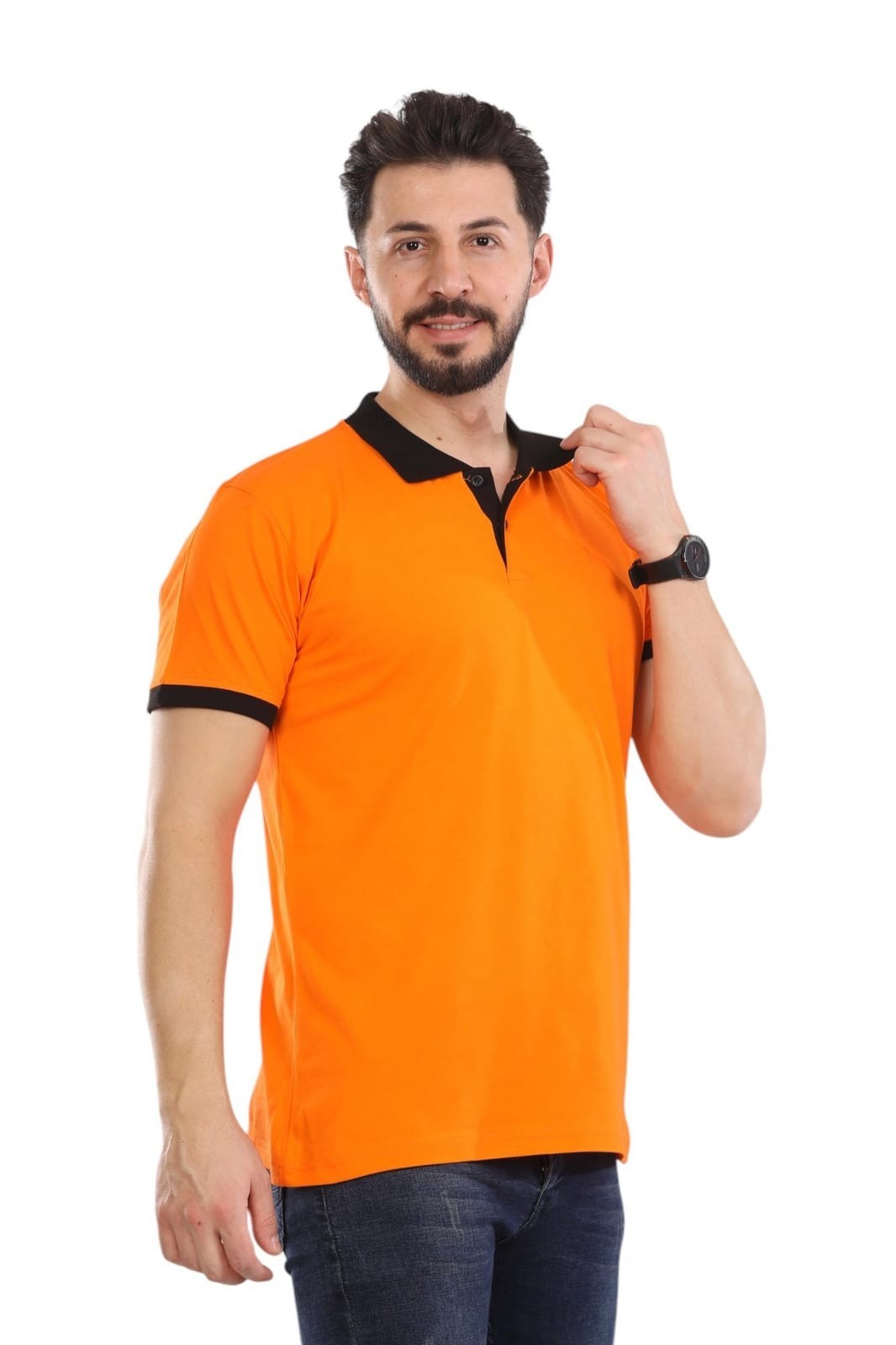 Kelebek Model Polo Yaka Tişört