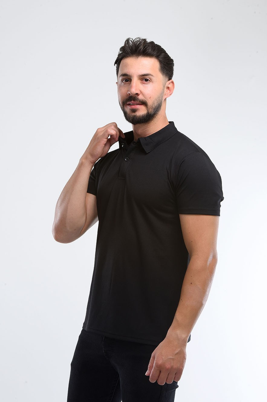  Drytouch Polo Yaka Kısa Kollu Tişört 