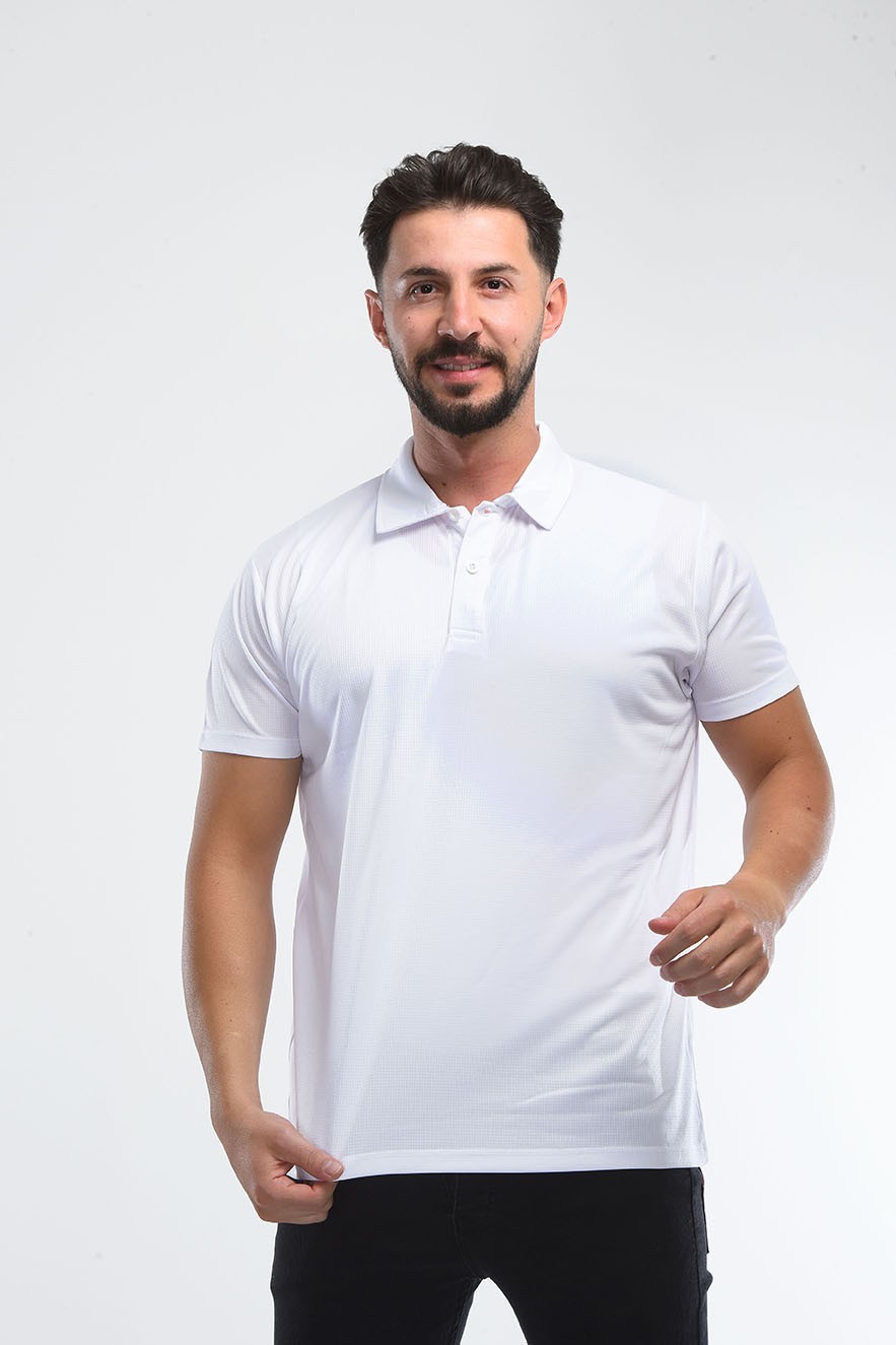  Drytouch Polo Yaka Kısa Kollu Tişört 