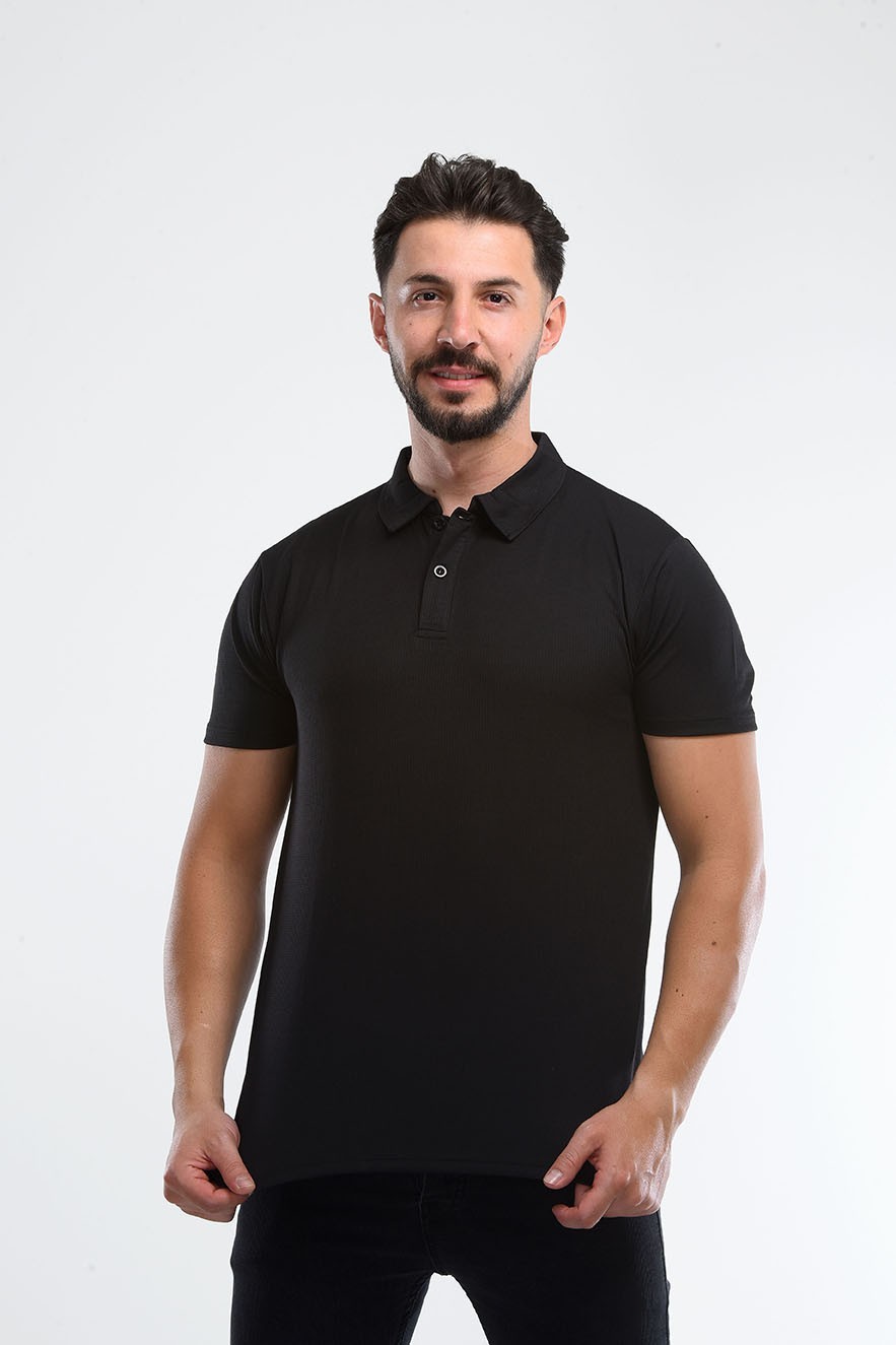  Drytouch Polo Yaka Kısa Kollu Tişört 