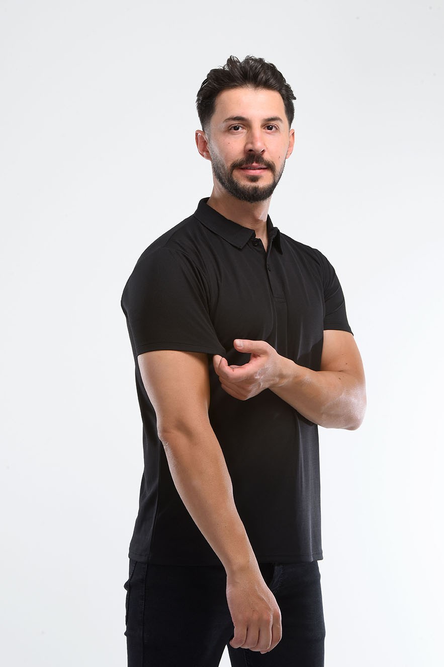  Drytouch Polo Yaka Kısa Kollu Tişört 
