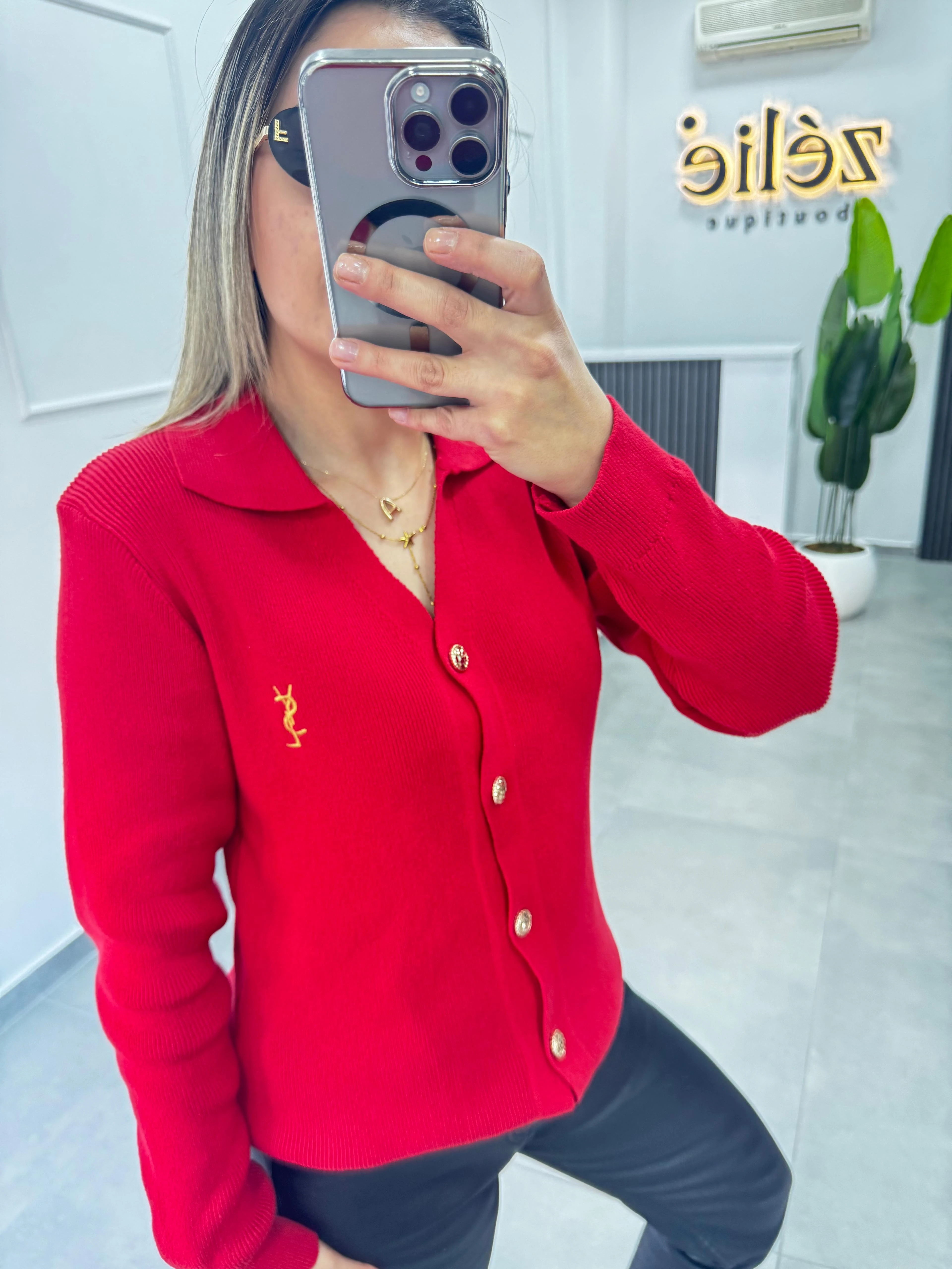 Gold Nakışlı Hırka 