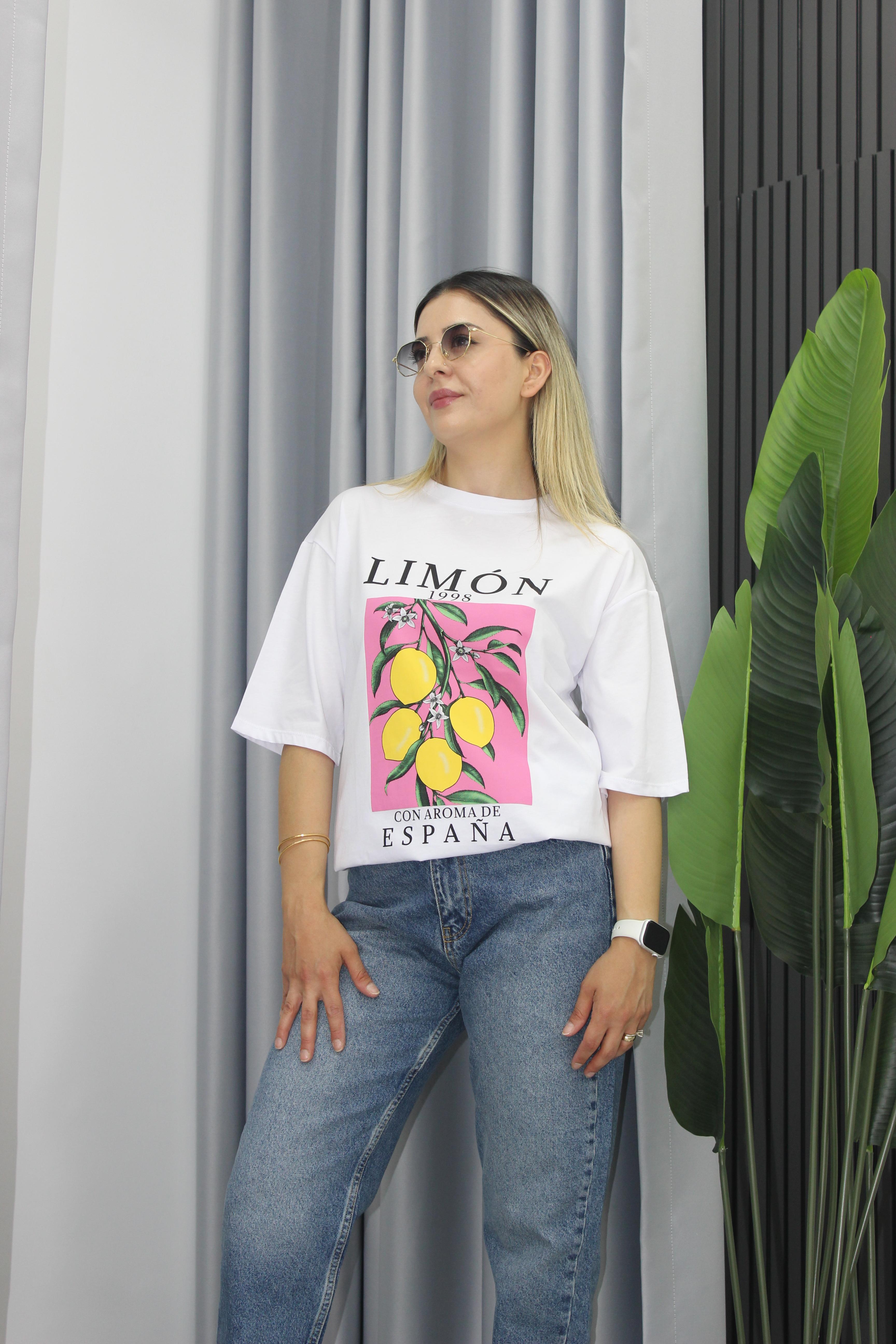 Limon Baskılı Tişört