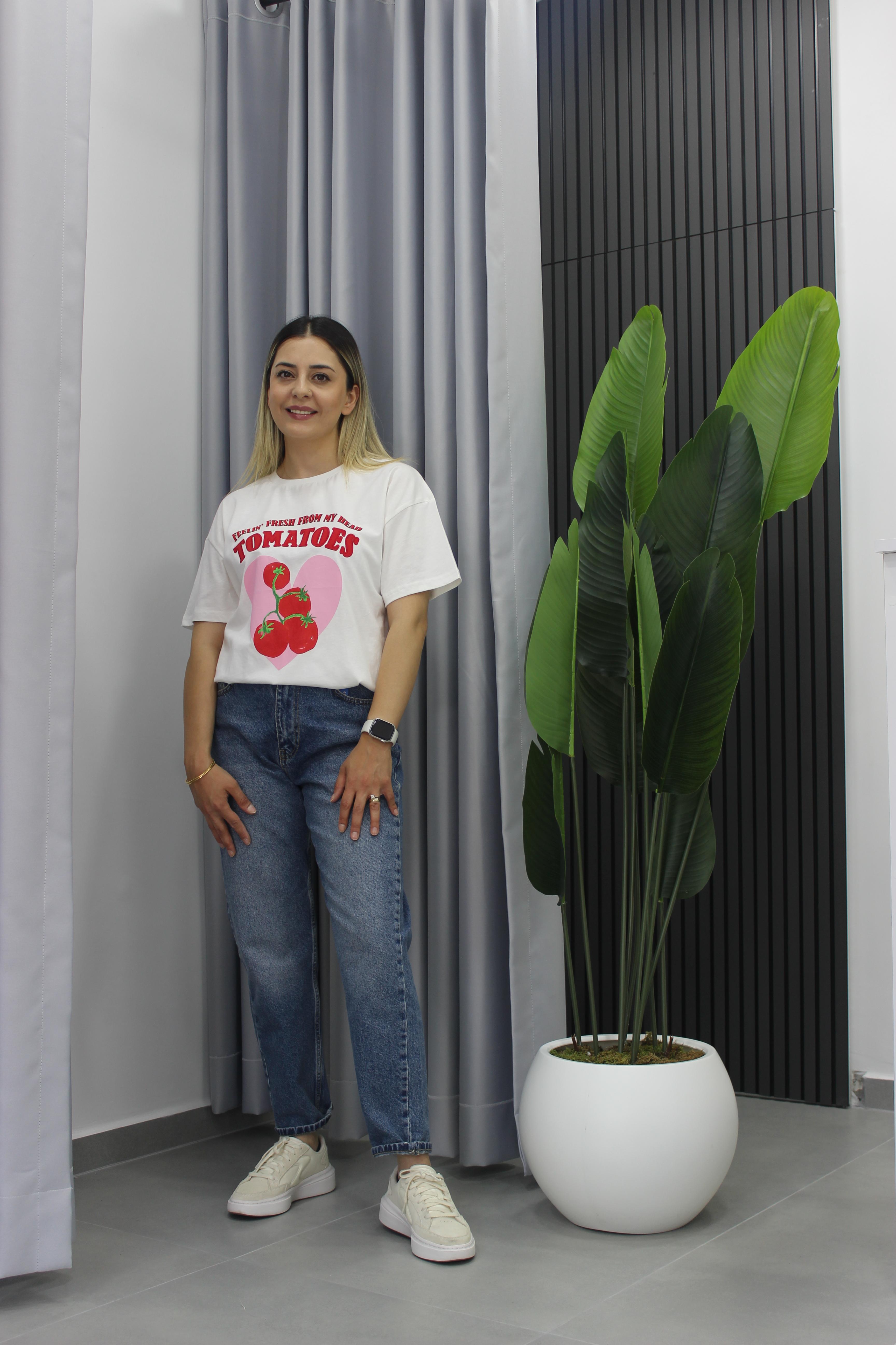 Tomato Desenli Tişört 