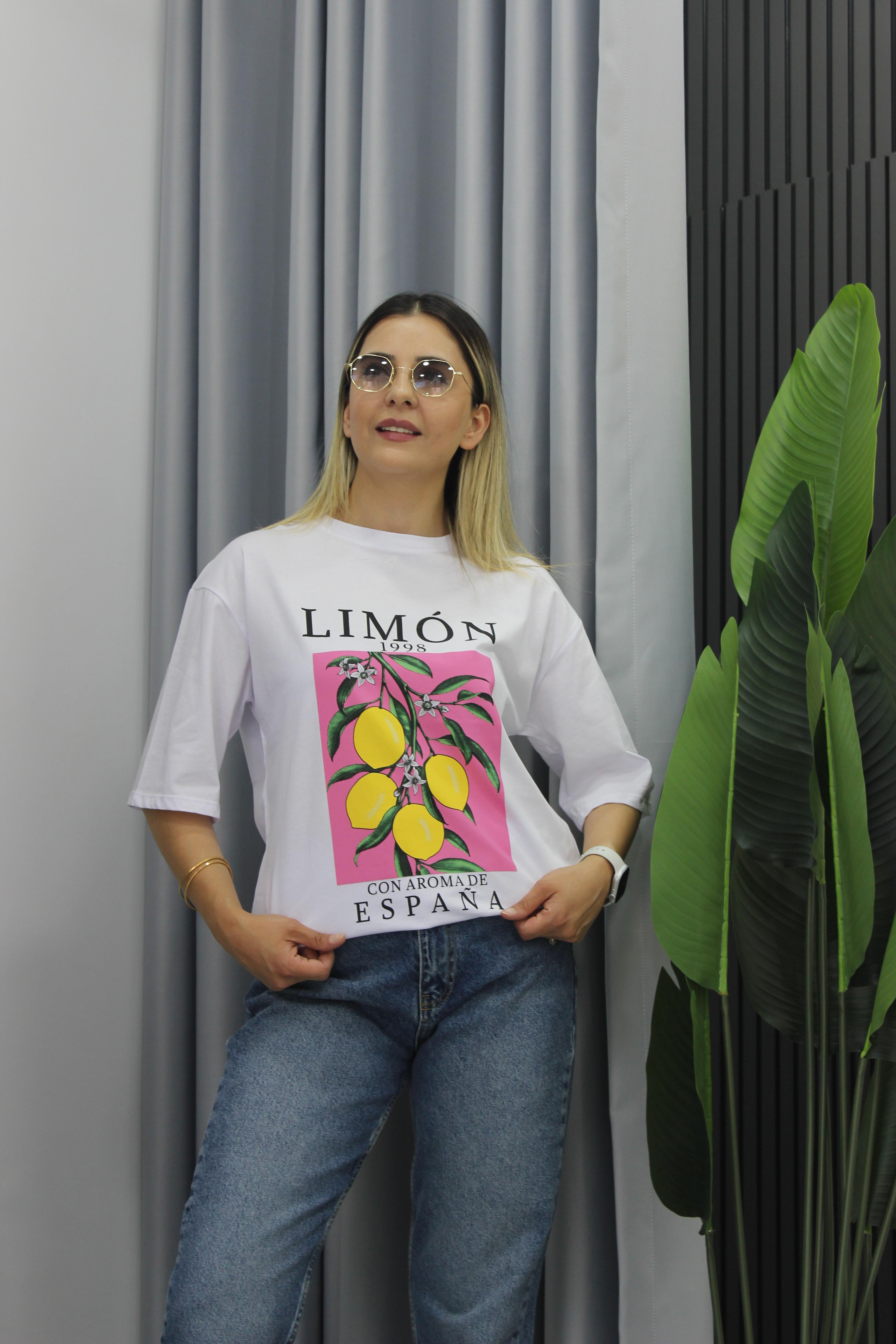 Limon Baskılı Tişört
