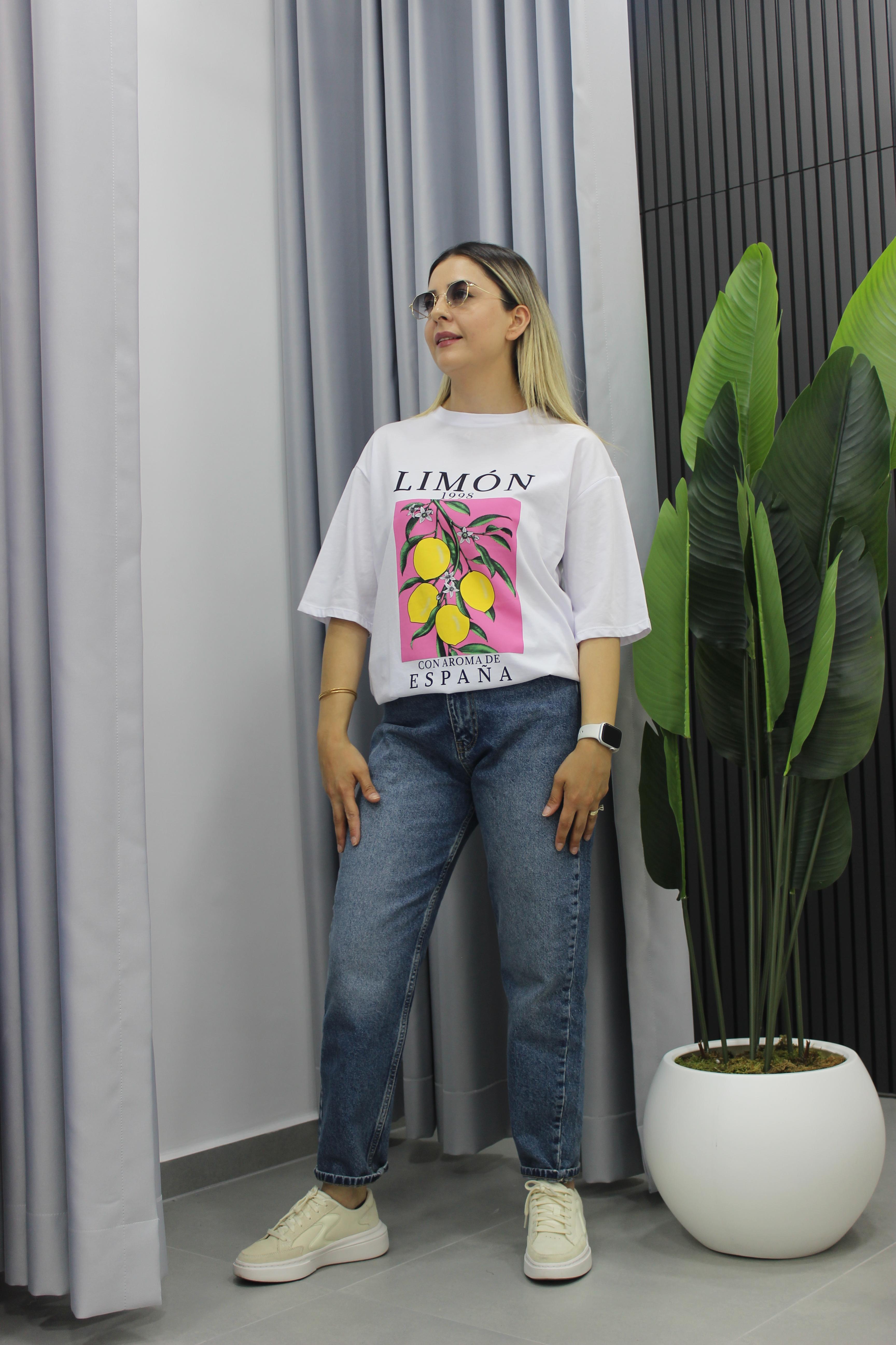 Limon Baskılı Tişört