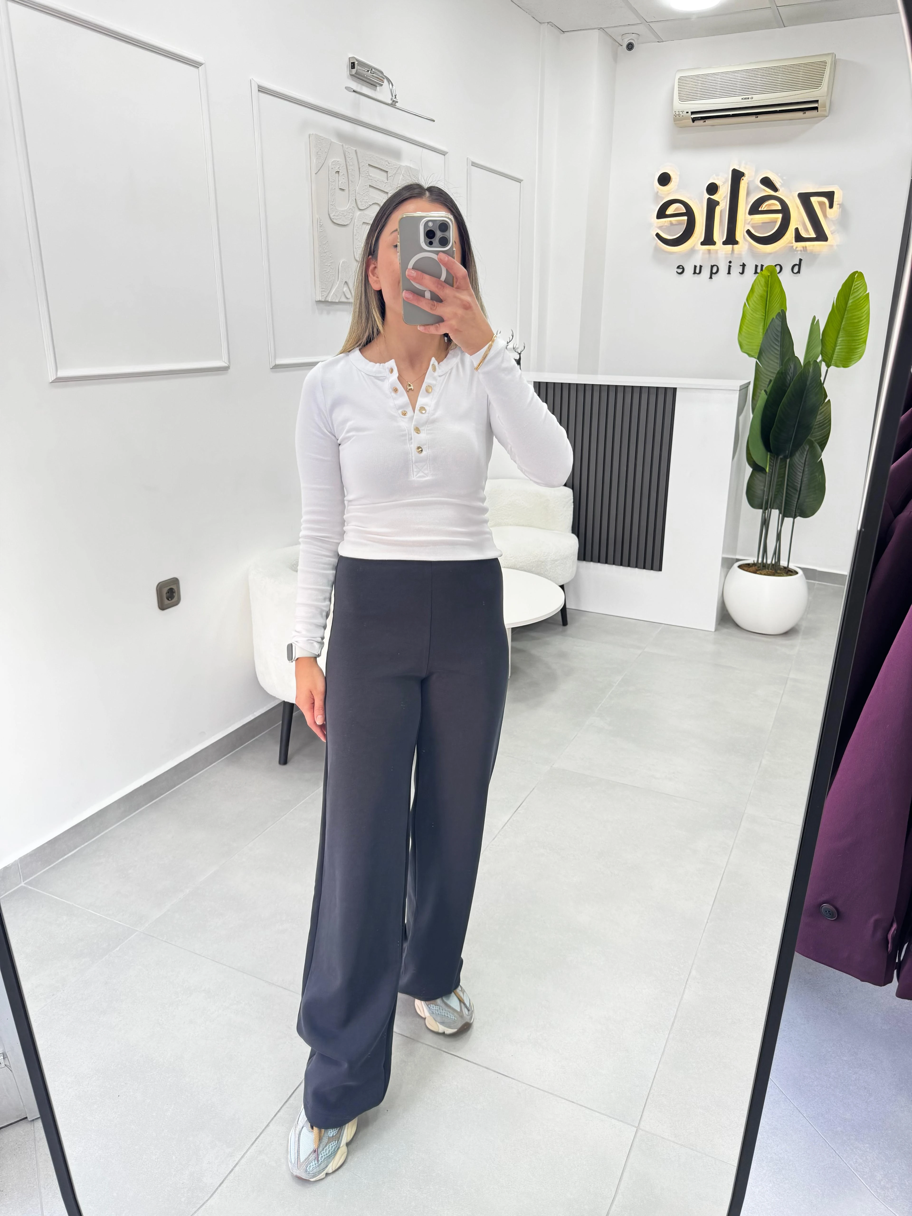 Oysho Pantolon  - kırmızı