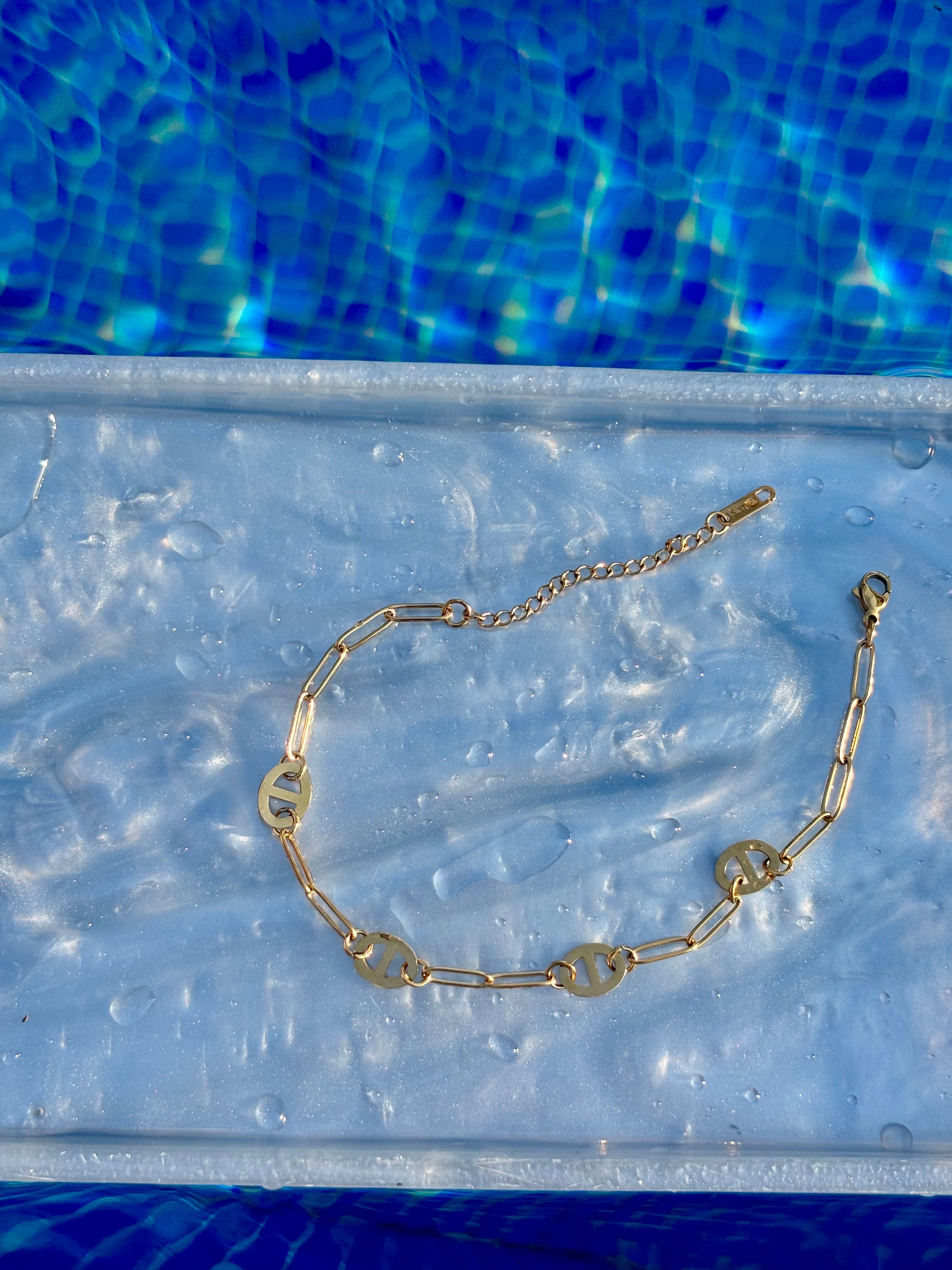 Tasarım Gold Çelik Halhal