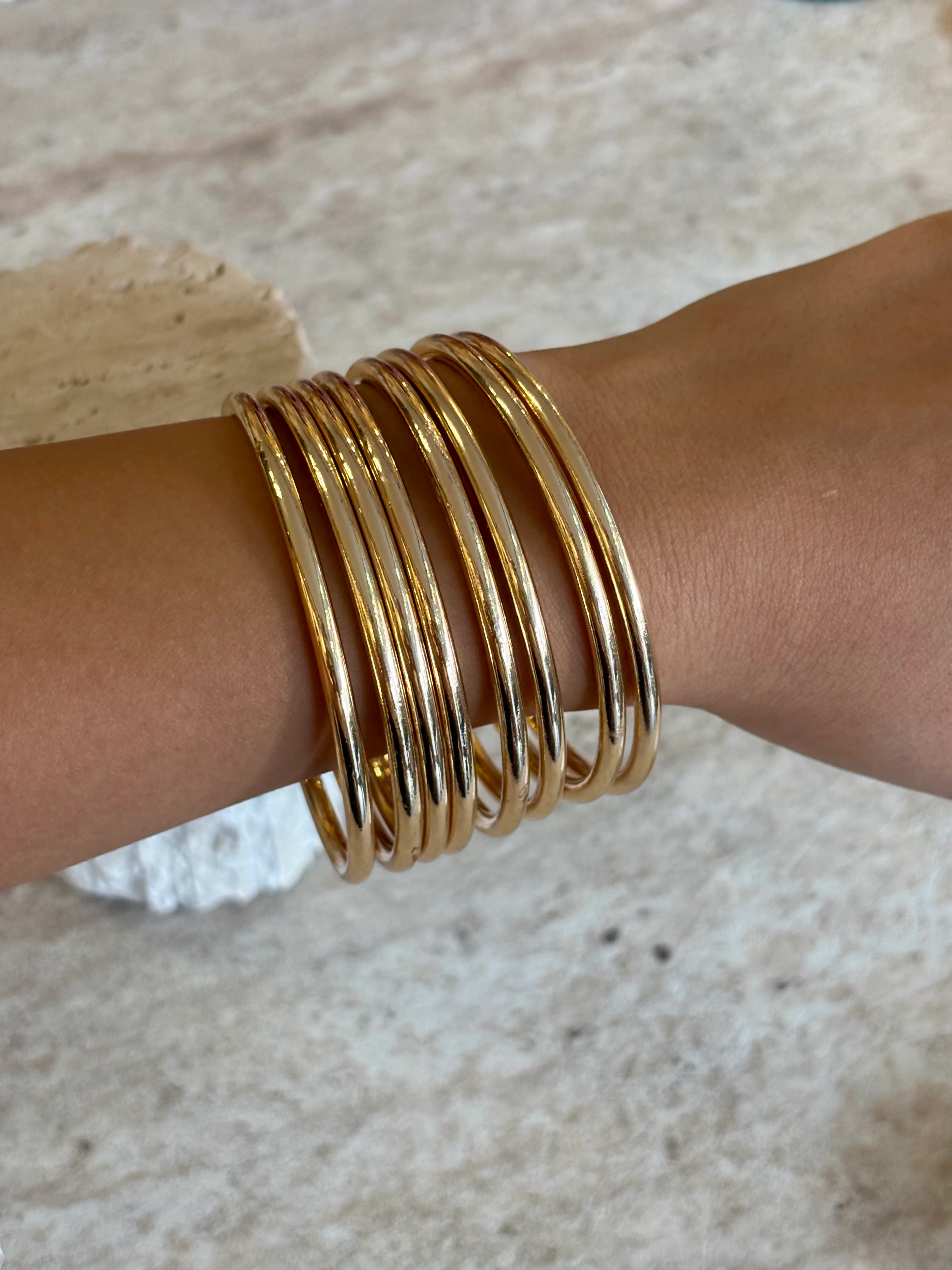 Çoklu Boru Plaka Bilezik (İç Çap:6.5 Cm)