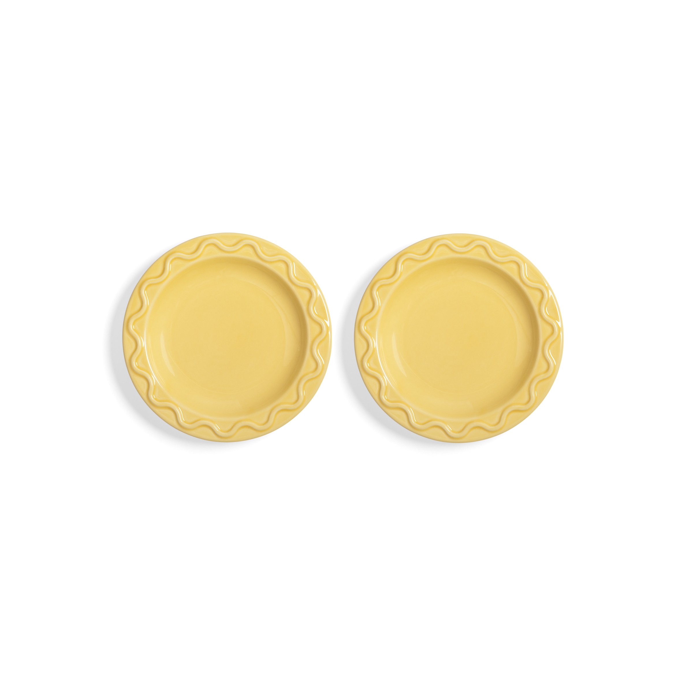 Plate Mochi Yellow Small set of 2