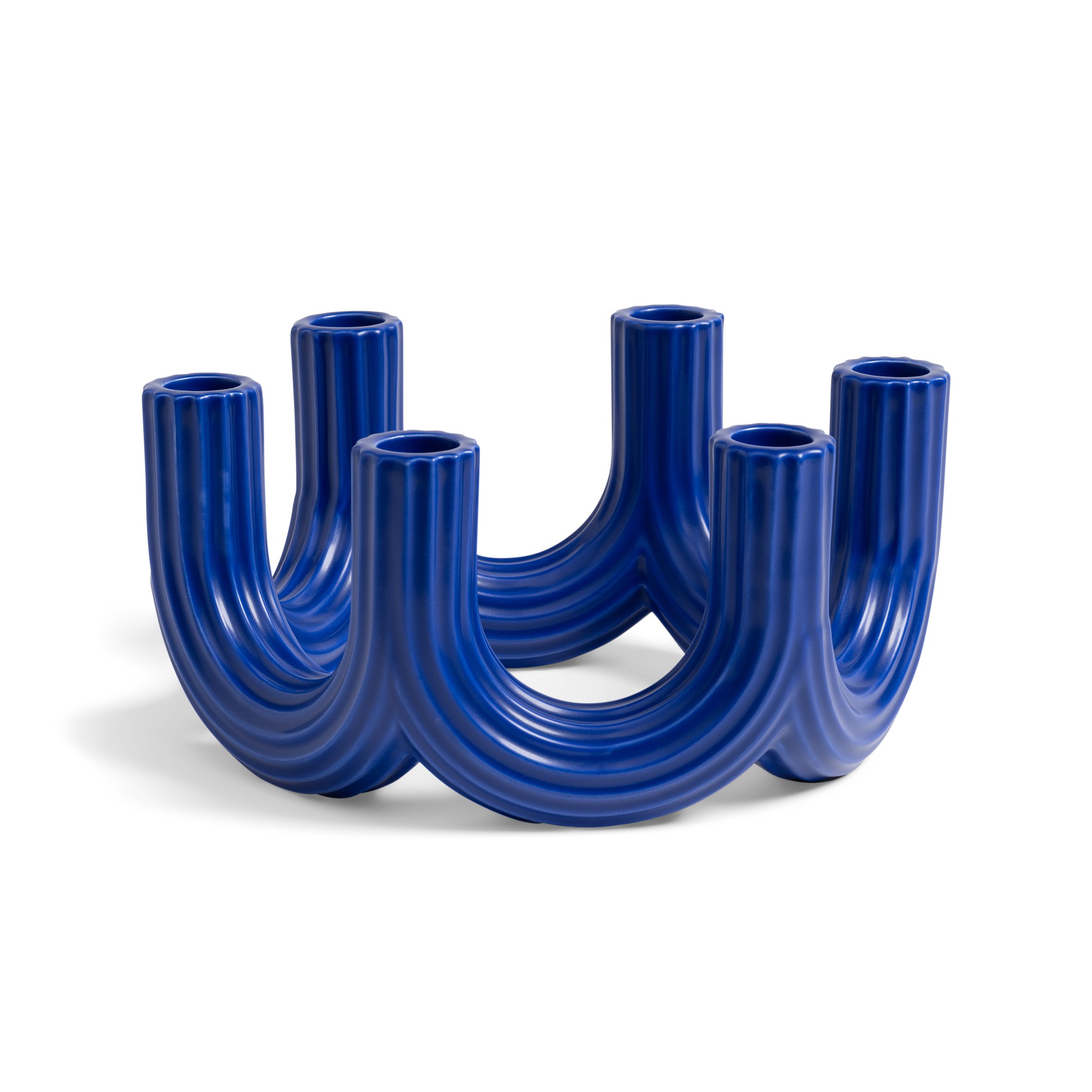 Candle Holder Churros Blue