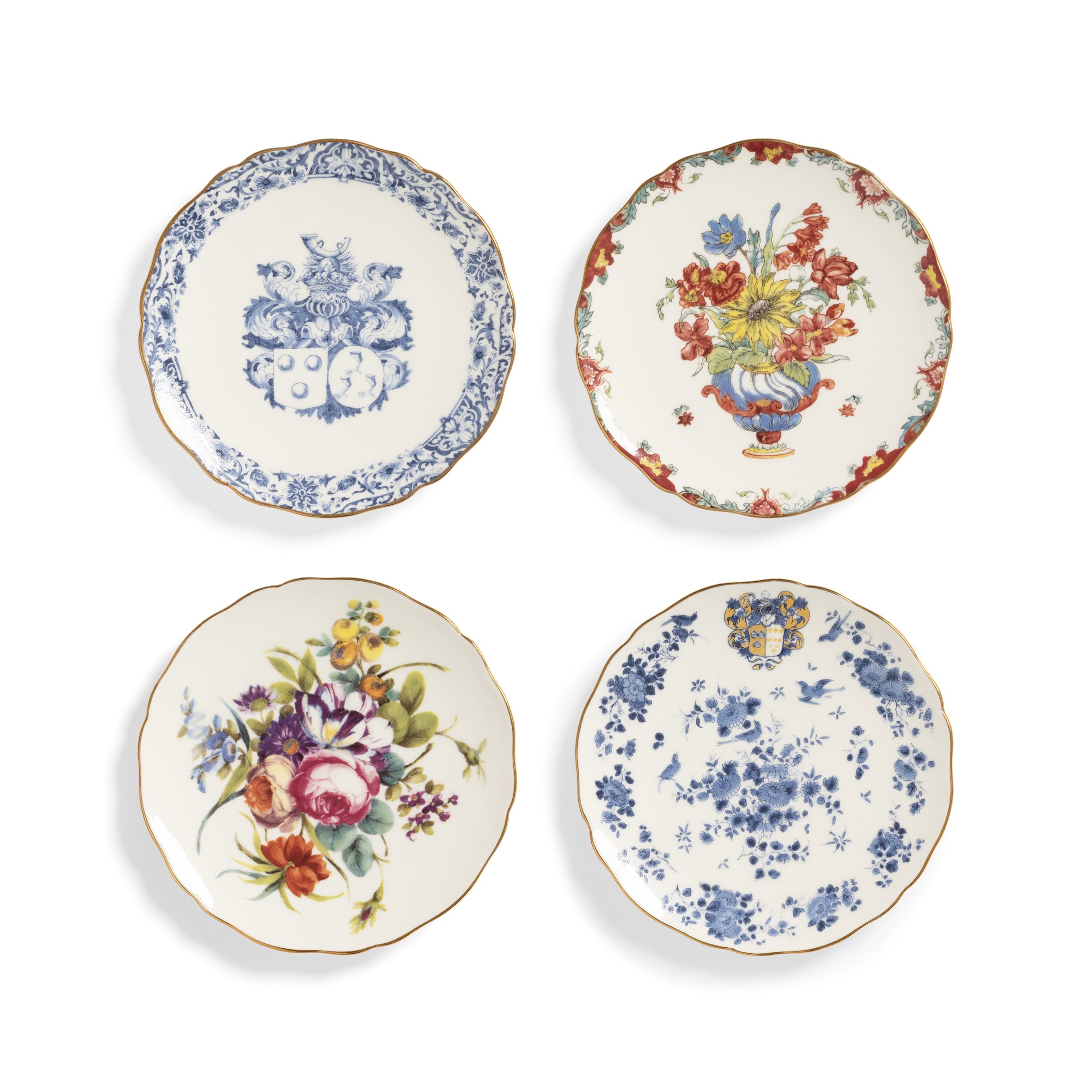 Plate Patina set of 4
