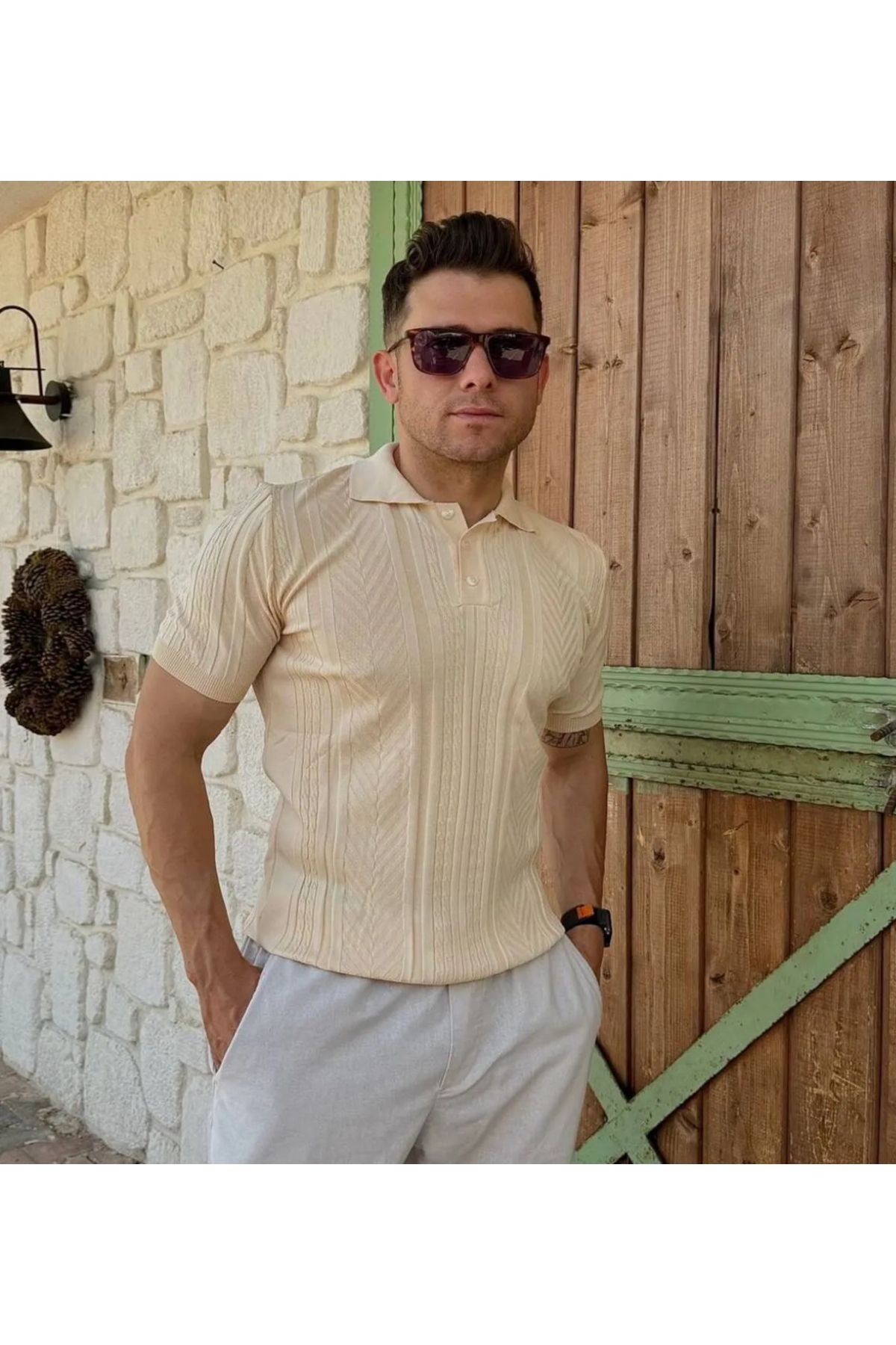 Erkek Polo Yaka Old Money Triko