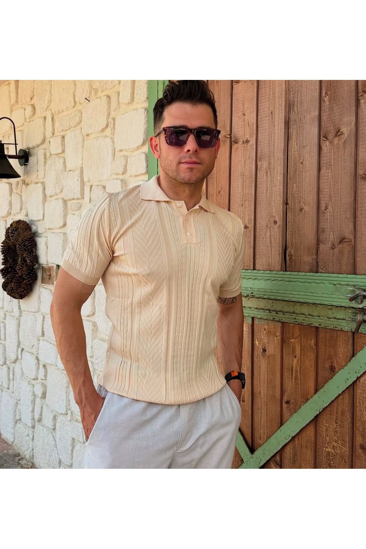 Erkek Polo Yaka Old Money Triko