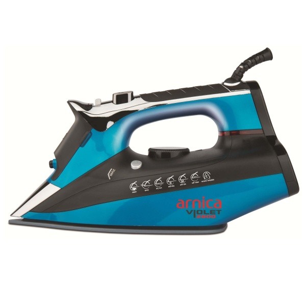 ARNİCA UT62041 Violet Seramik Buharlı Ütü – 2800 W / Mavi