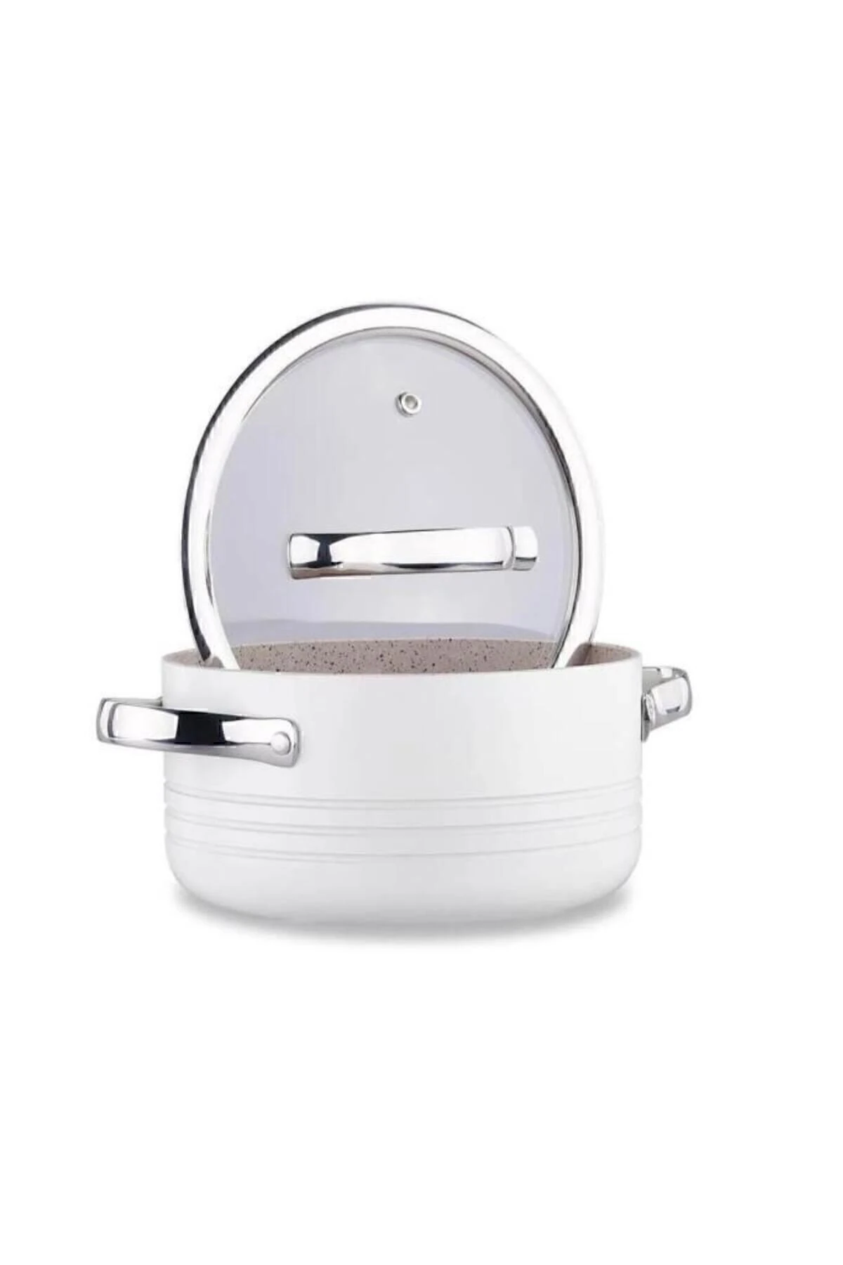 KORKMAZ A2619-2 Linea 7 Parça Tencere Seti - Vanilya