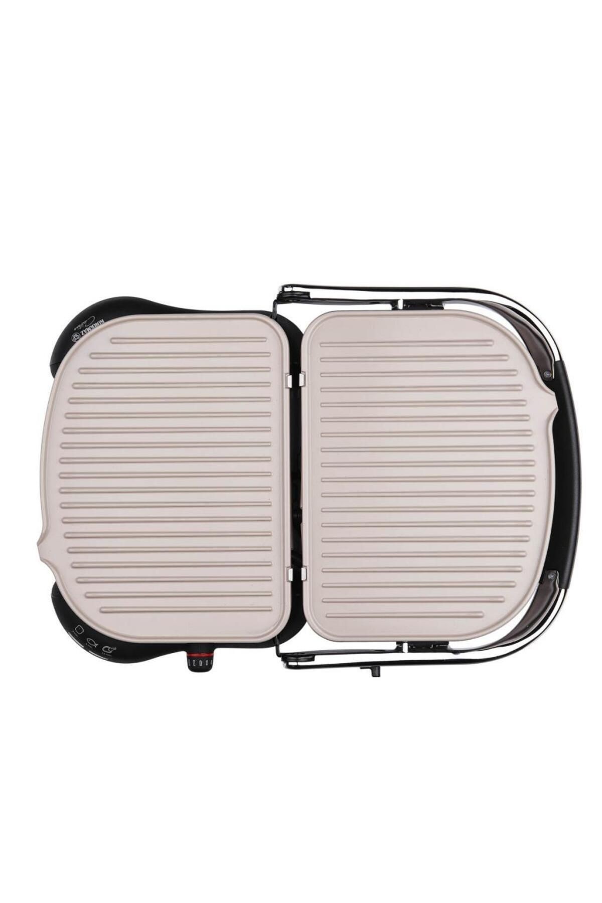KORKMAZ A324-09 CASTRON Tost Makinesi – Mat Bej / Krom