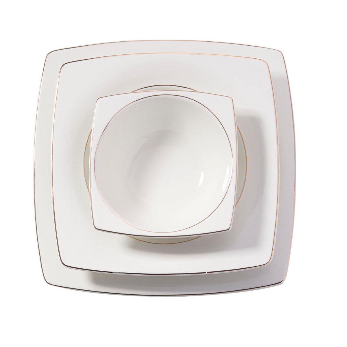 KORKMAZ A8096 Zena Collection 60 Parça Fine Bone Yemek Takımı