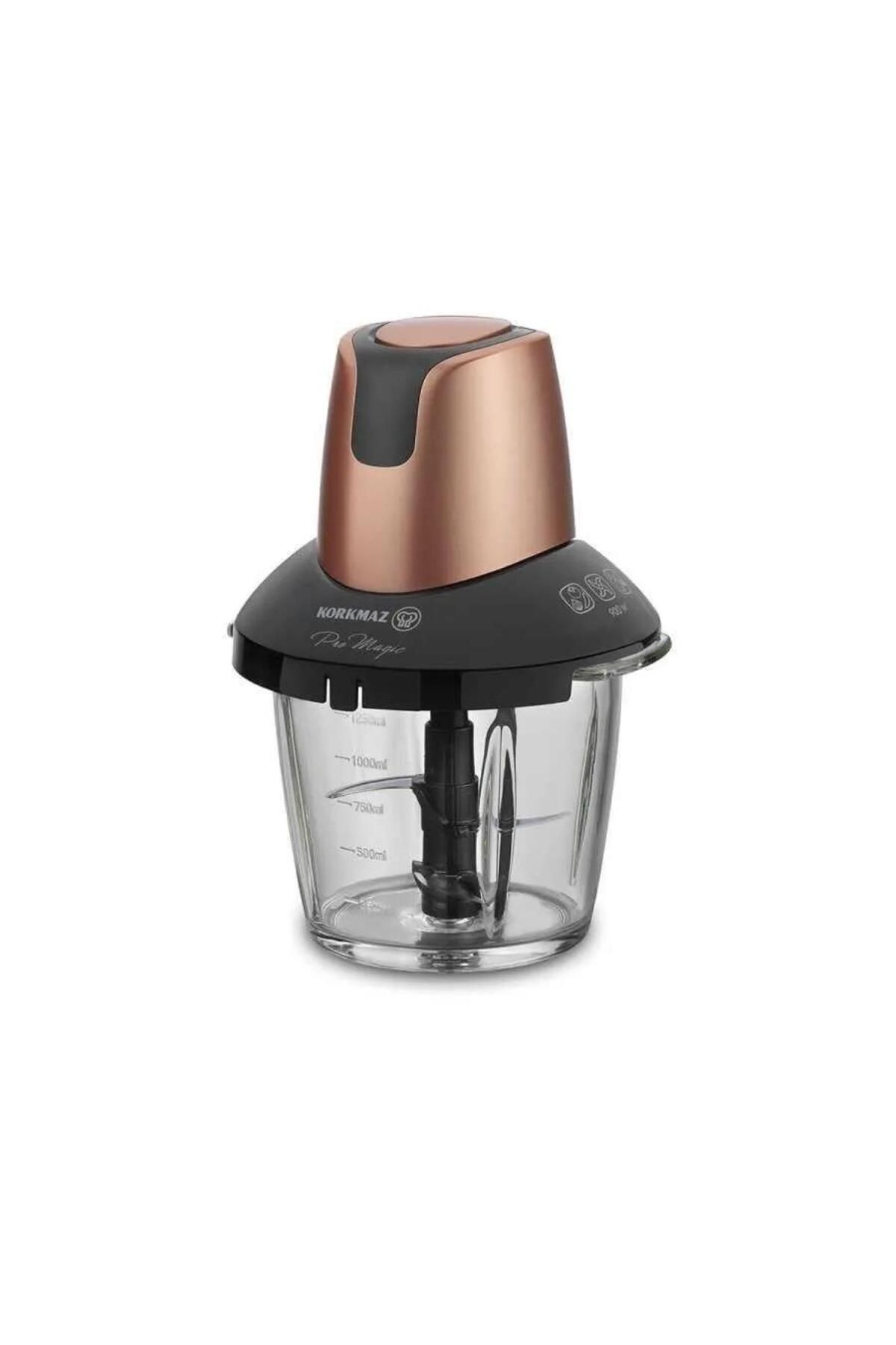 Korkmaz A460-05 Pro Magic 4 Bıçaklı Cam Doğrayıcı – Rosagold