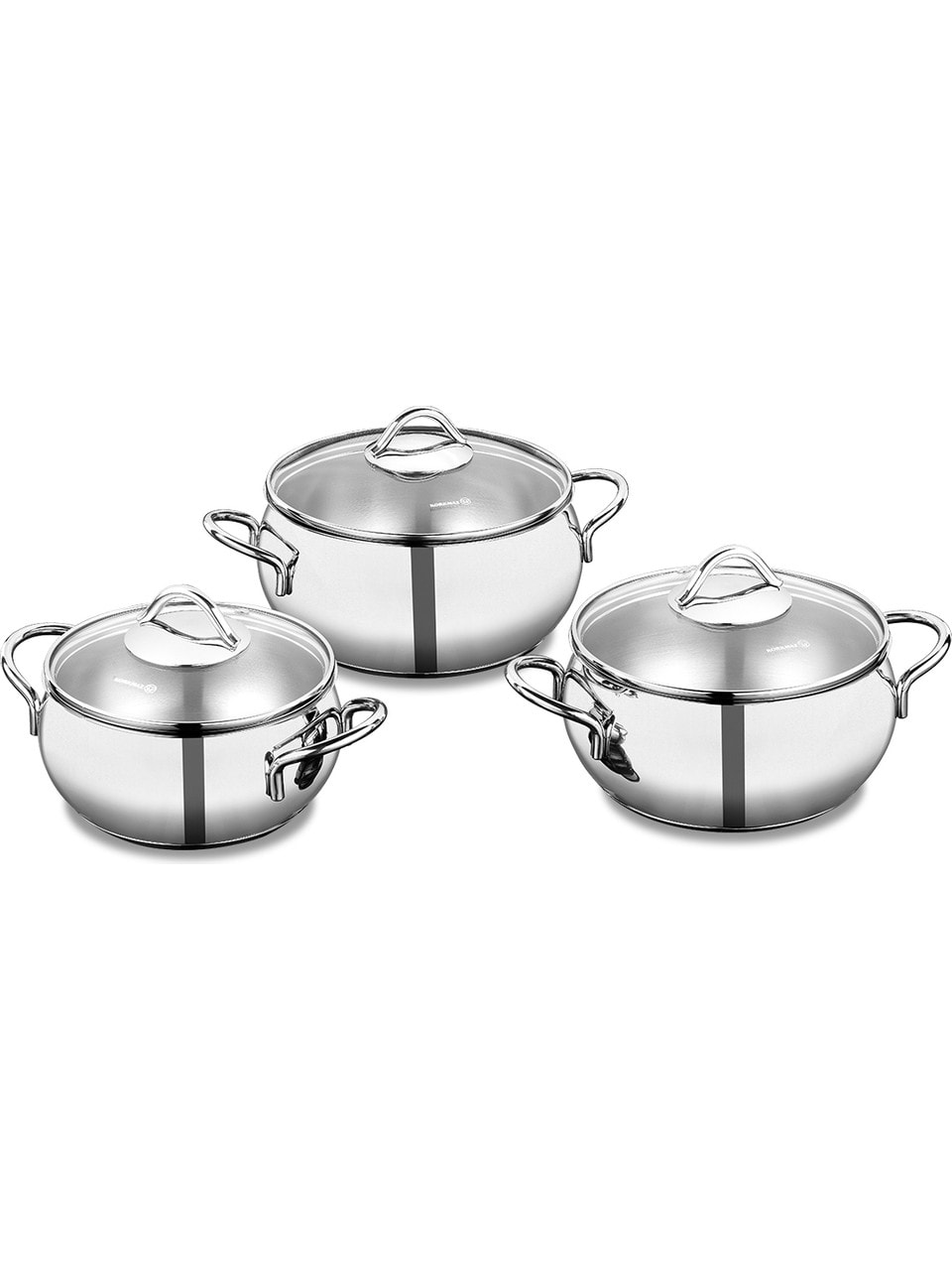 KORKMAZ A1801 TOMBİK JR.6 PARÇA TENCERE SETİ