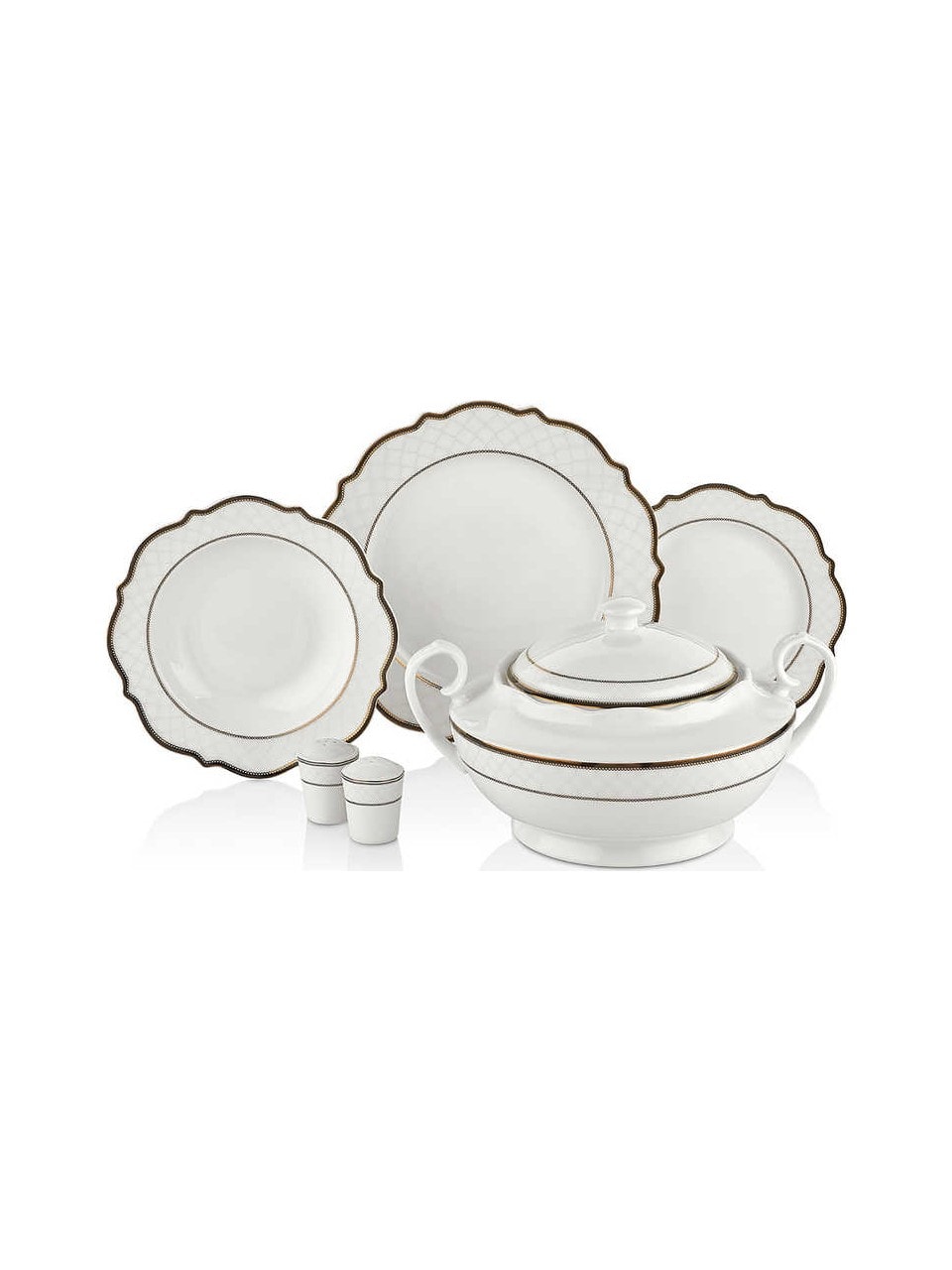 KORKMAZ A8240 ELİZA COLL.60 PRÇ YEMEK TAKIMI