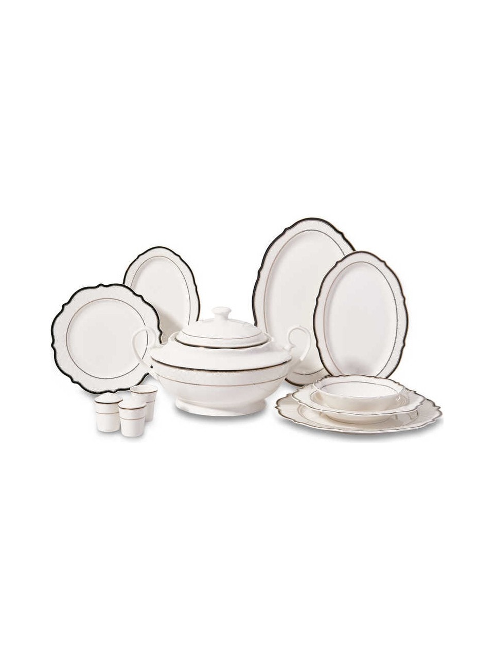 KORKMAZ A8240 ELİZA COLL.60 PRÇ YEMEK TAKIMI