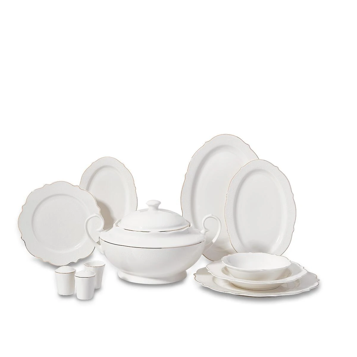 KORKMAZ A8241 ELİZA COLL.60 PRÇ YEMEK TAKIMI